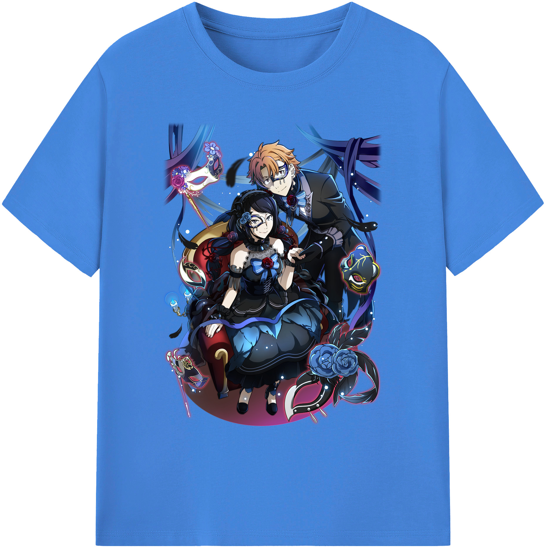 （画像用） 文豪ストレイドッグス Bungo Stray Dogs 綿100％ メンズ半袖Tシャツ｜肌触りやわらか＆通気性