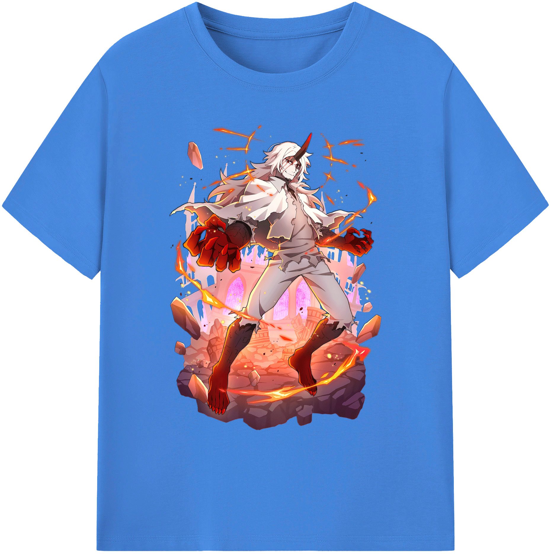 （画像用） 文豪ストレイドッグス Bungo Stray Dogs 綿100％ メンズ半袖Tシャツ｜肌触りやわらか＆通気性