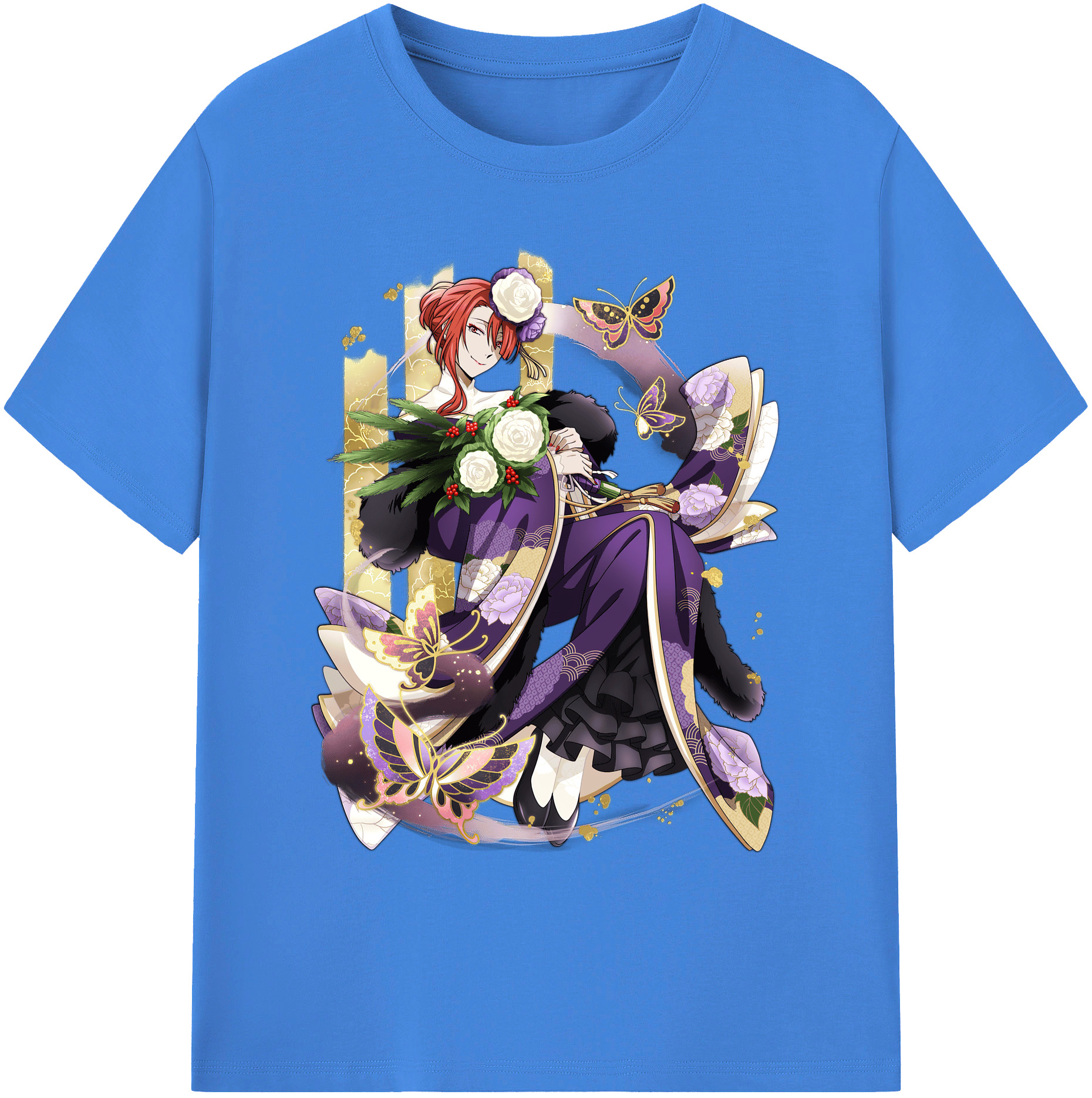 （画像用） 文豪ストレイドッグス Bungo Stray Dogs 綿100％ メンズ半袖Tシャツ｜肌触りやわらか＆通気性