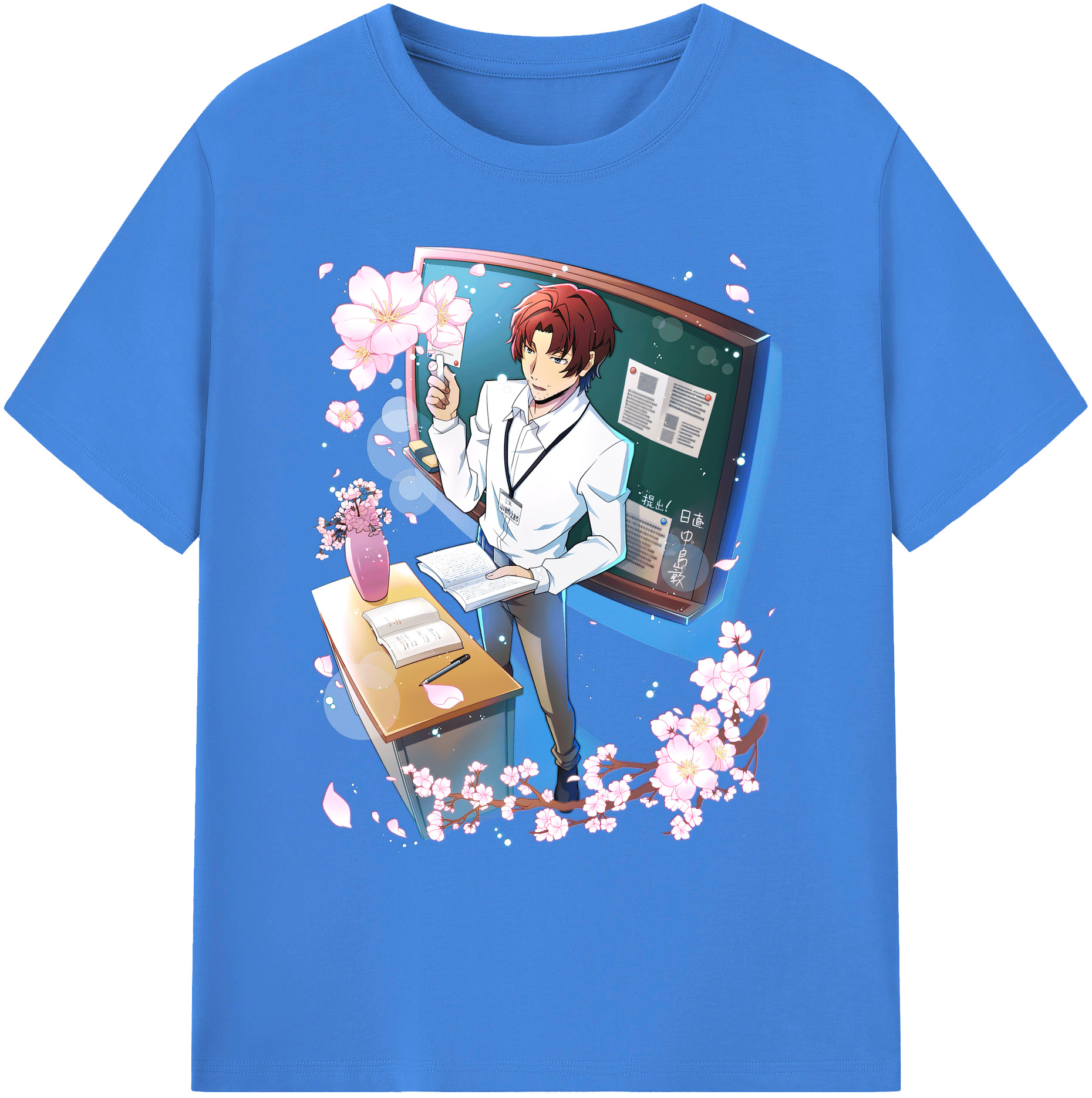 （画像用） 文豪ストレイドッグス Bungo Stray Dogs 綿100％ メンズ半袖Tシャツ｜肌触りやわらか＆通気性