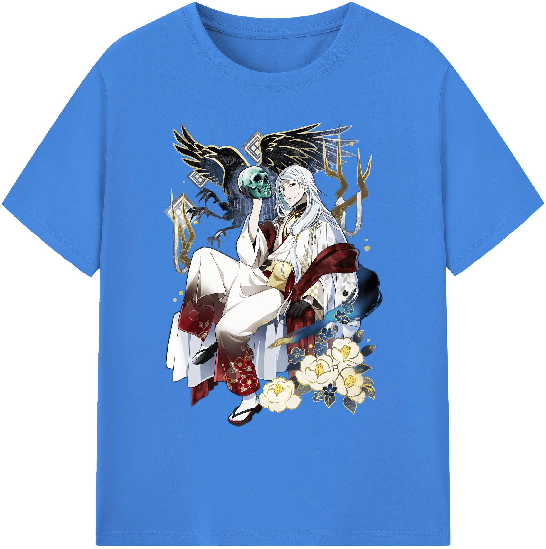 （画像用） 文豪ストレイドッグス Bungo Stray Dogs 綿100％ メンズ半袖Tシャツ｜肌触りやわらか＆通気性
