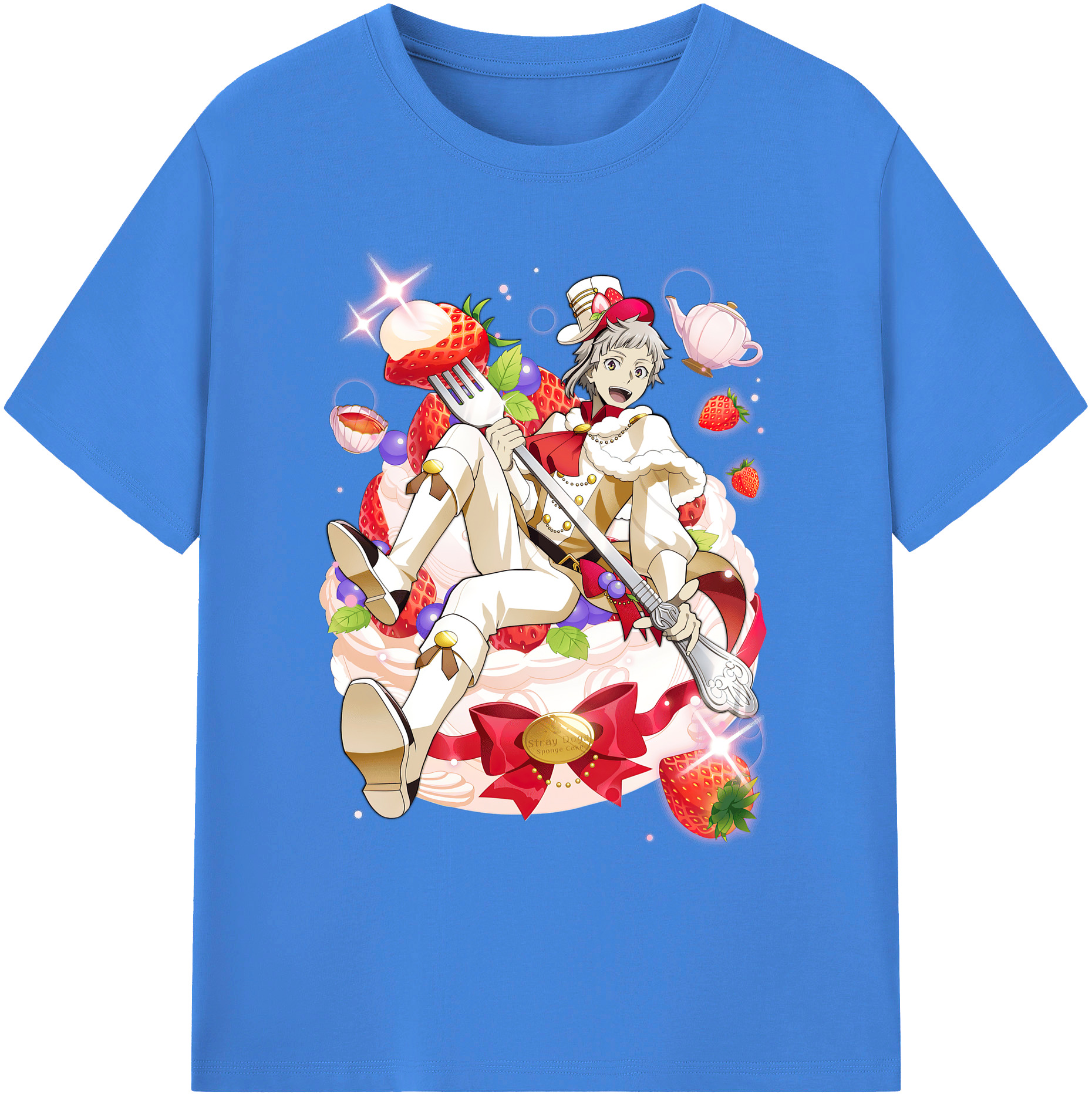 （画像用） 文豪ストレイドッグス Bungo Stray Dogs 綿100％ メンズ半袖Tシャツ｜肌触りやわらか＆通気性