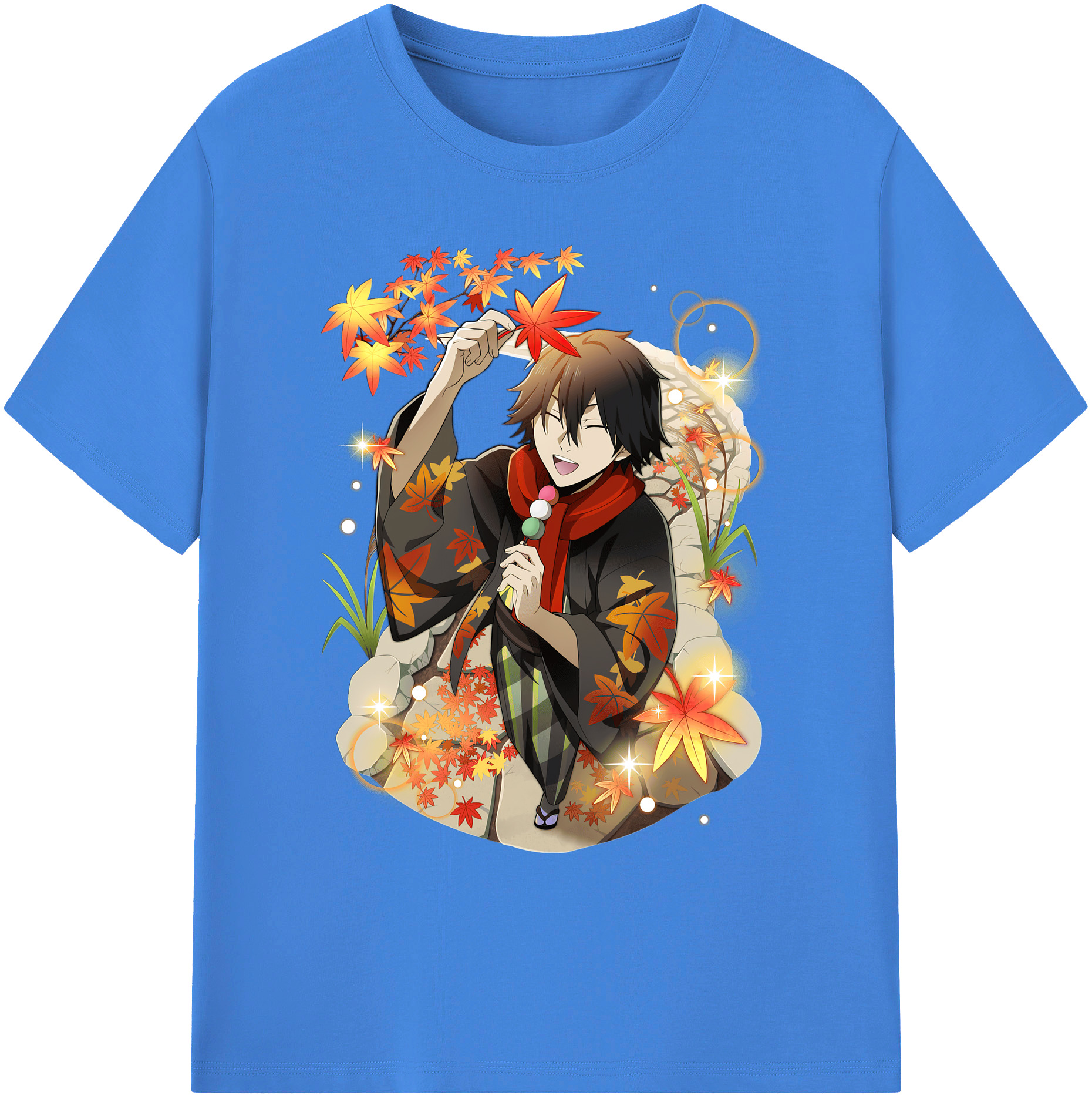 （画像用） 文豪ストレイドッグス Bungo Stray Dogs 綿100％ メンズ半袖Tシャツ｜肌触りやわらか＆通気性