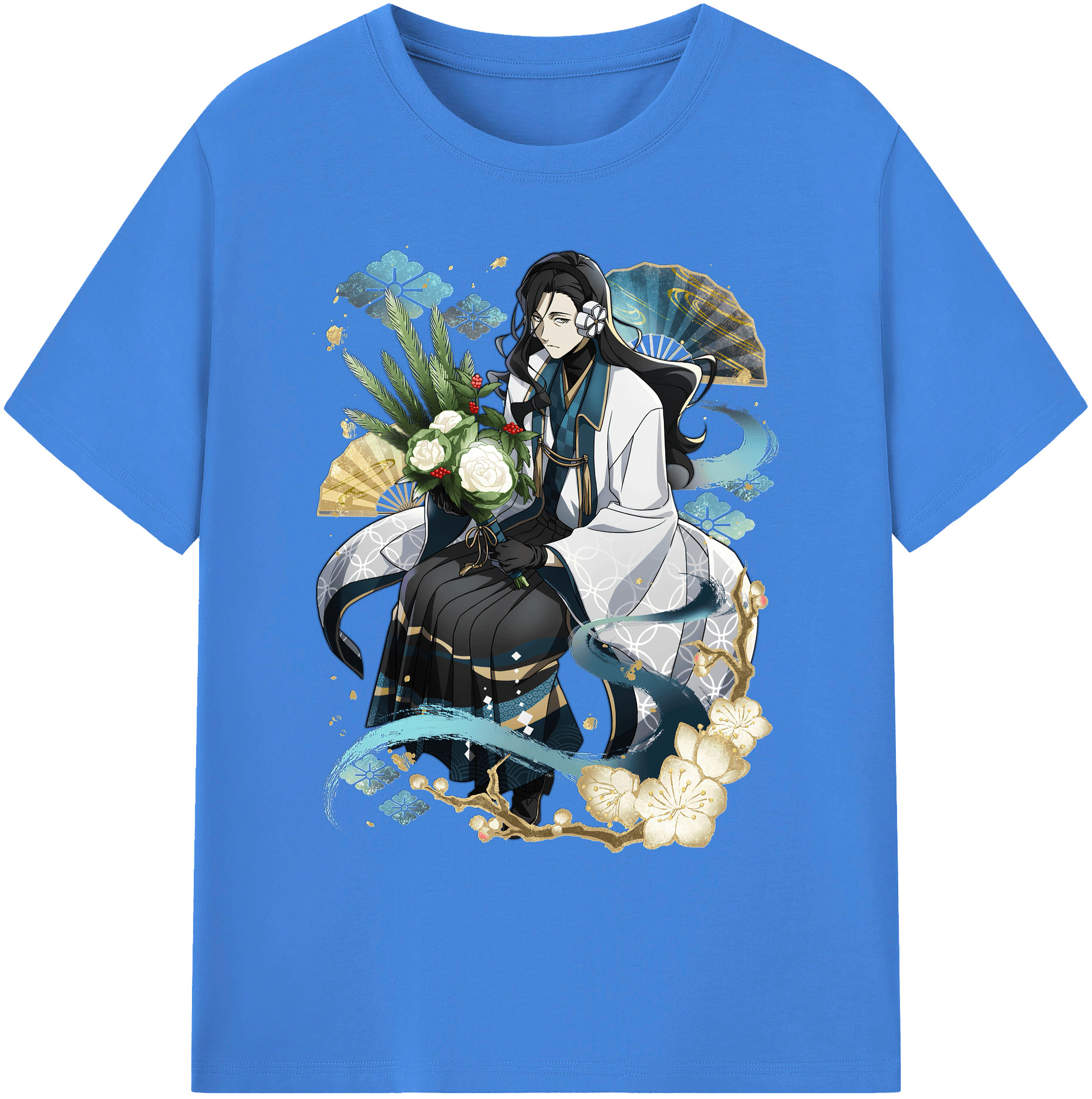 （画像用） 文豪ストレイドッグス Bungo Stray Dogs 綿100％ メンズ半袖Tシャツ｜肌触りやわらか＆通気性