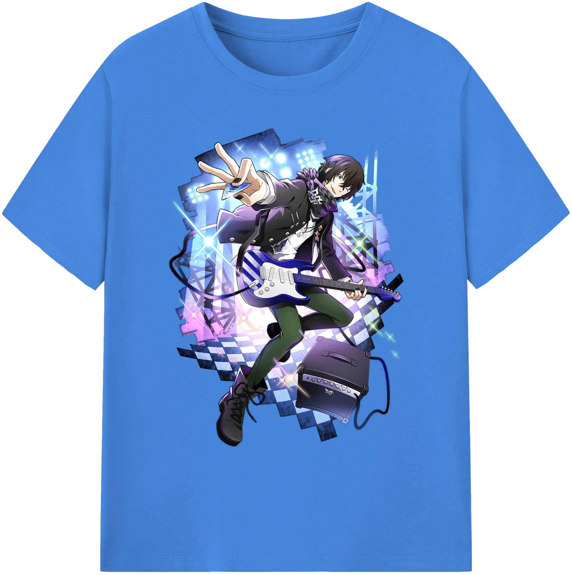 （画像用） 文豪ストレイドッグス Bungo Stray Dogs 綿100％ メンズ半袖Tシャツ｜肌触りやわらか＆通気性