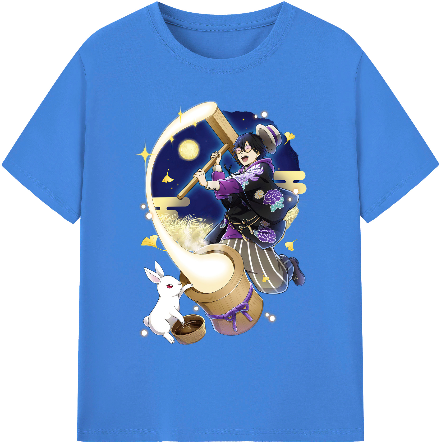 （画像用） 文豪ストレイドッグス Bungo Stray Dogs 綿100％ メンズ半袖Tシャツ｜肌触りやわらか＆通気性
