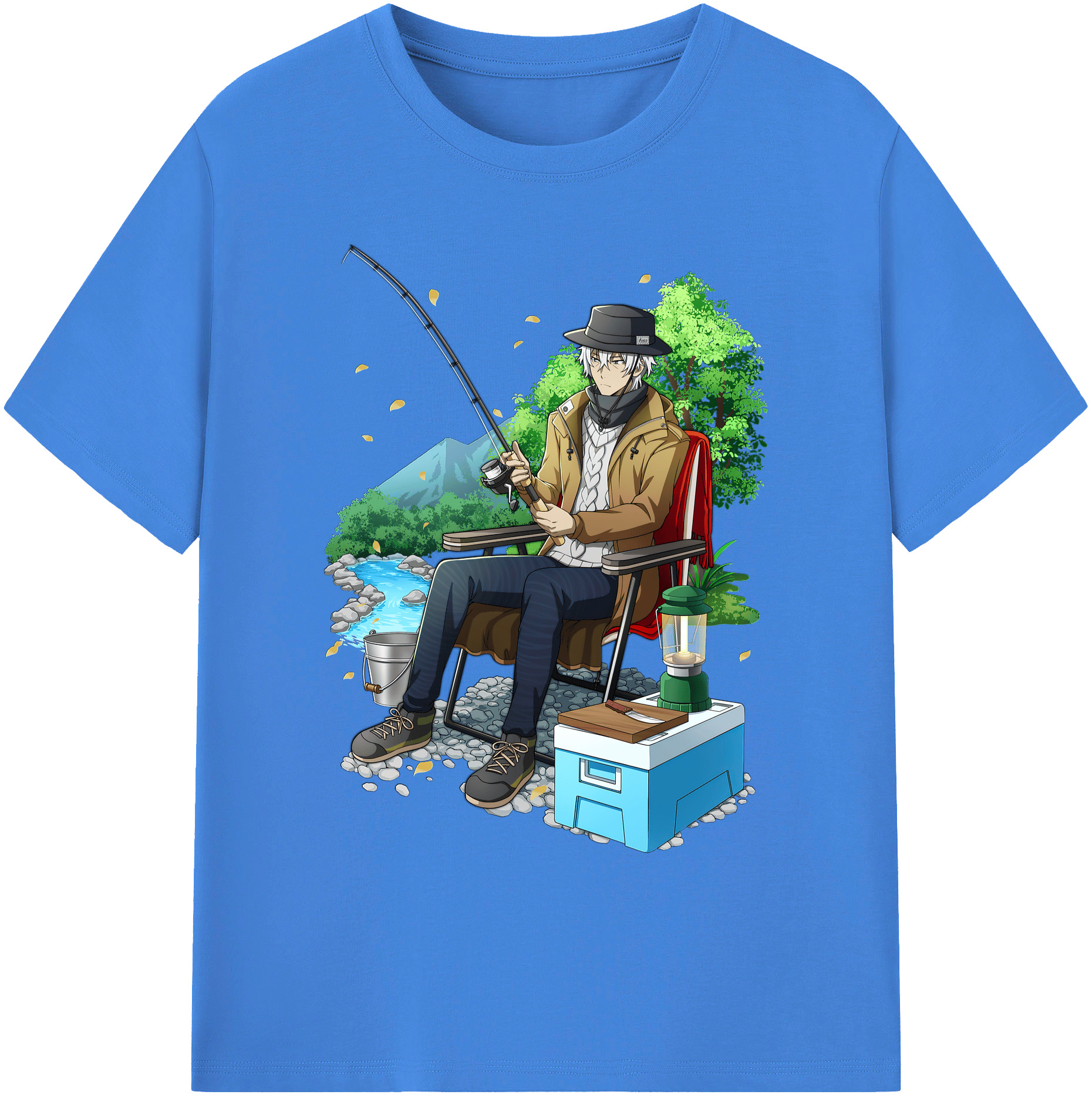 （画像用） 文豪ストレイドッグス Bungo Stray Dogs 綿100％ メンズ半袖Tシャツ｜肌触りやわらか＆通気性