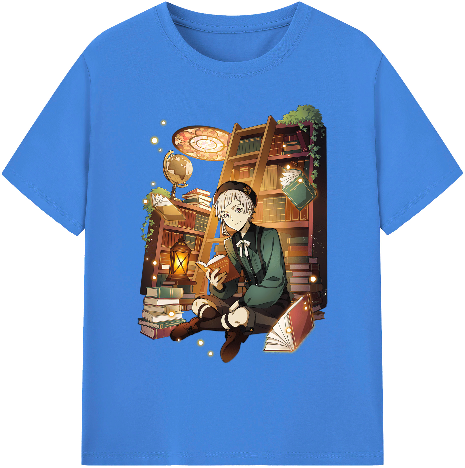 （画像用） 文豪ストレイドッグス Bungo Stray Dogs 綿100％ メンズ半袖Tシャツ｜肌触りやわらか＆通気性