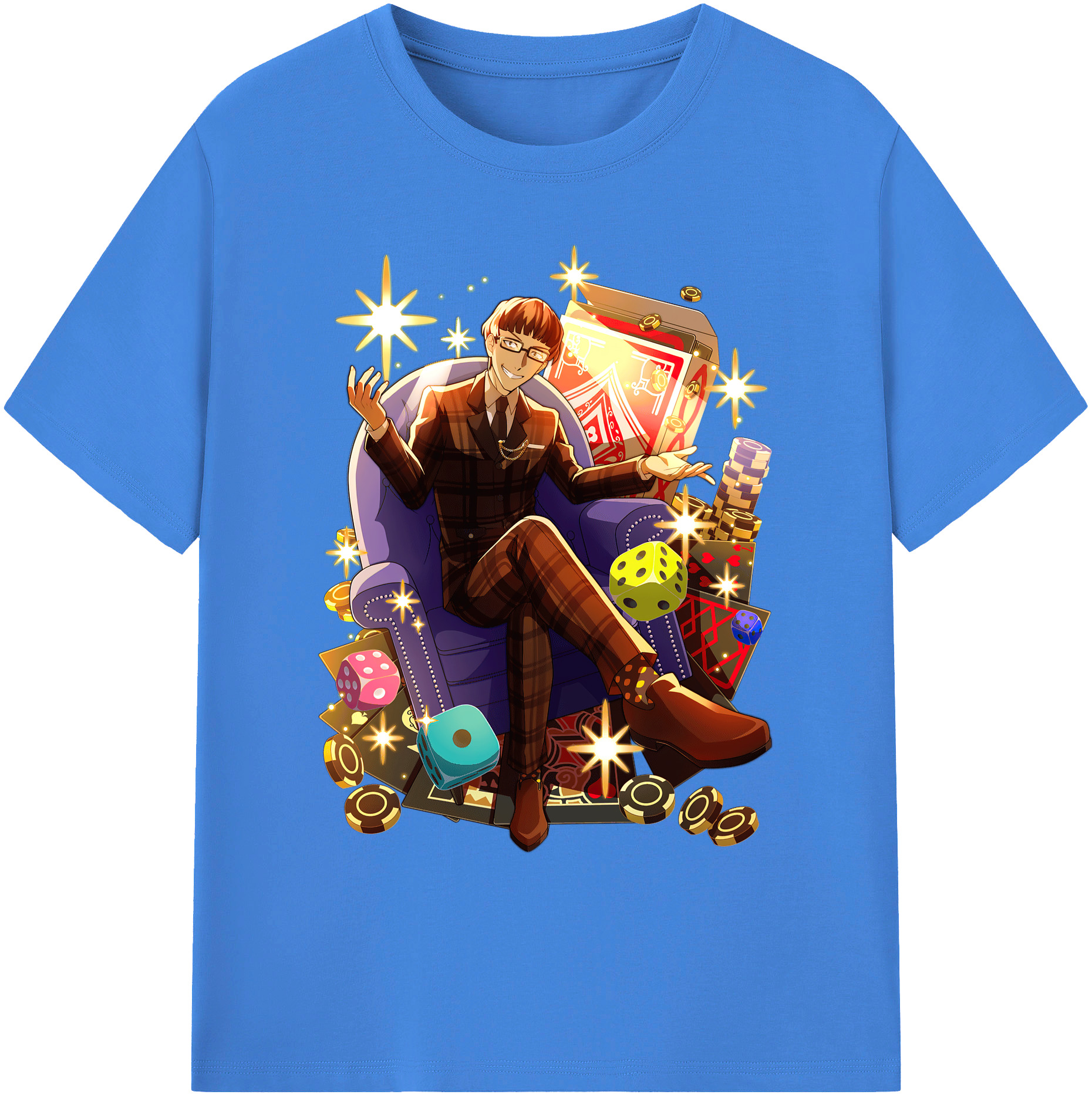 （画像用） 文豪ストレイドッグス Bungo Stray Dogs 綿100％ メンズ半袖Tシャツ｜肌触りやわらか＆通気性