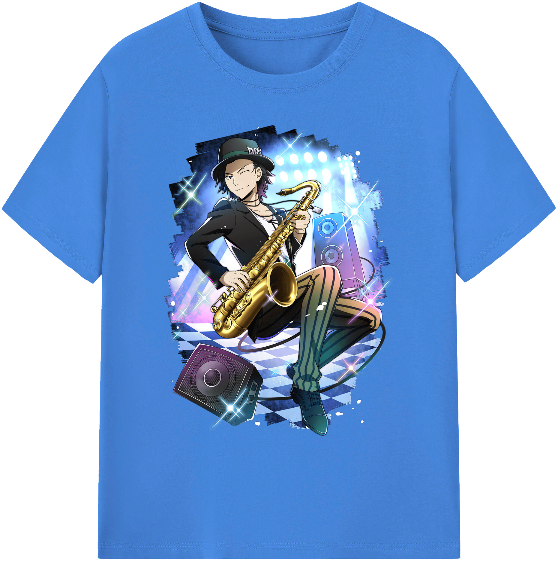 （画像用） 文豪ストレイドッグス Bungo Stray Dogs 綿100％ メンズ半袖Tシャツ｜肌触りやわらか＆通気性