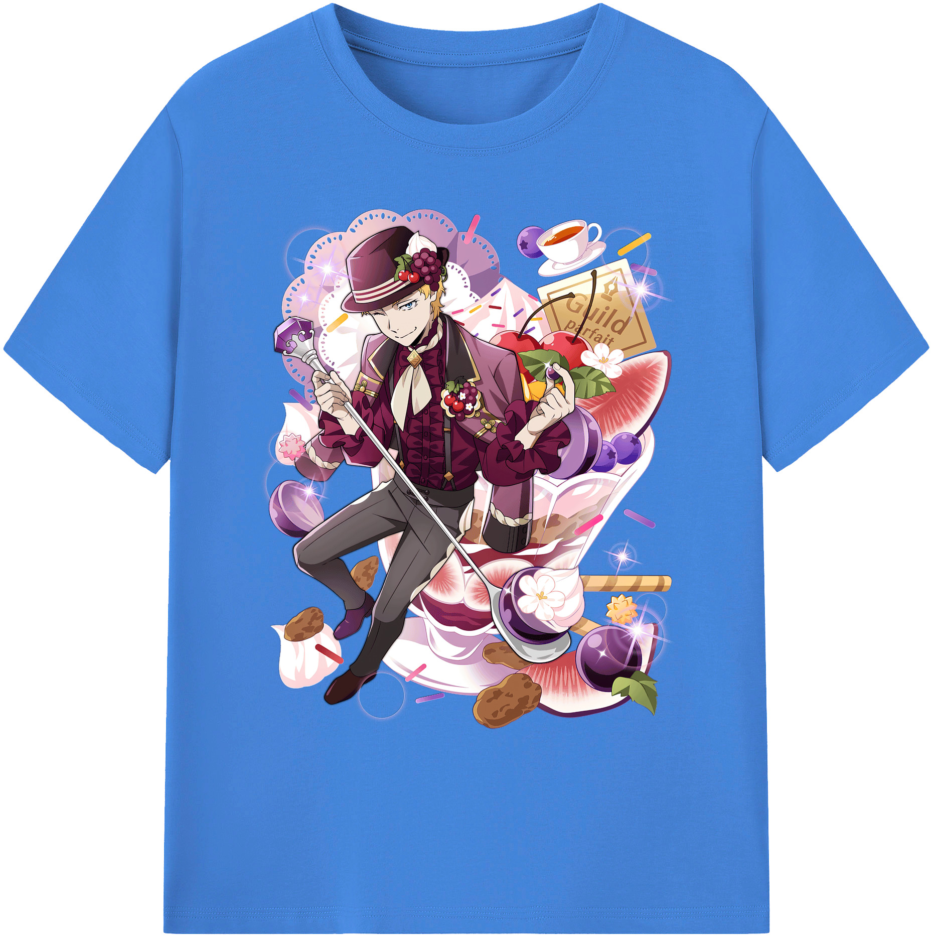 （画像用） 文豪ストレイドッグス Bungo Stray Dogs 綿100％ メンズ半袖Tシャツ｜肌触りやわらか＆通気性