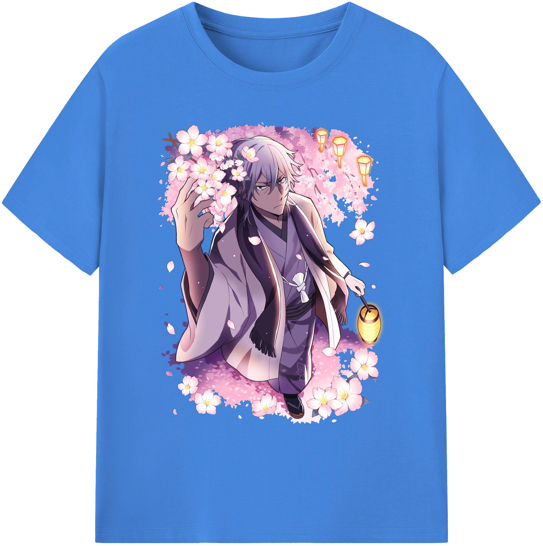 （画像用） 文豪ストレイドッグス Bungo Stray Dogs 綿100％ メンズ半袖Tシャツ｜肌触りやわらか＆通気性
