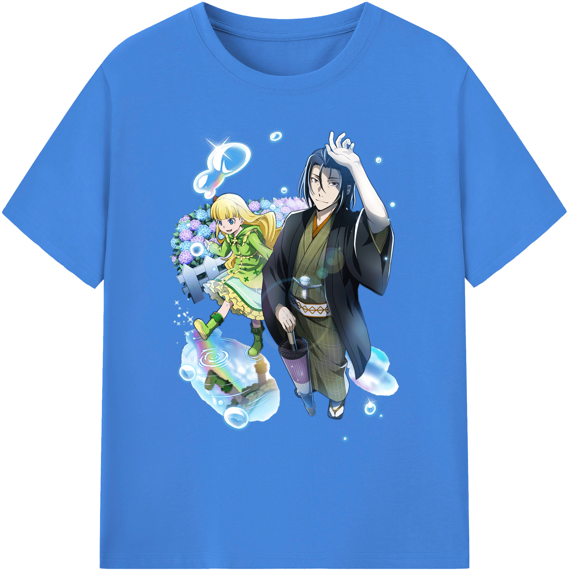 （画像用） 文豪ストレイドッグス Bungo Stray Dogs 綿100％ メンズ半袖Tシャツ｜肌触りやわらか＆通気性