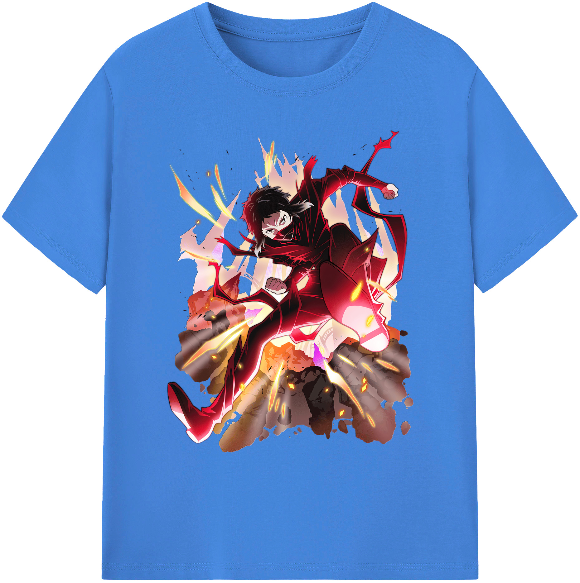 （画像用） 文豪ストレイドッグス Bungo Stray Dogs 綿100％ メンズ半袖Tシャツ｜肌触りやわらか＆通気性