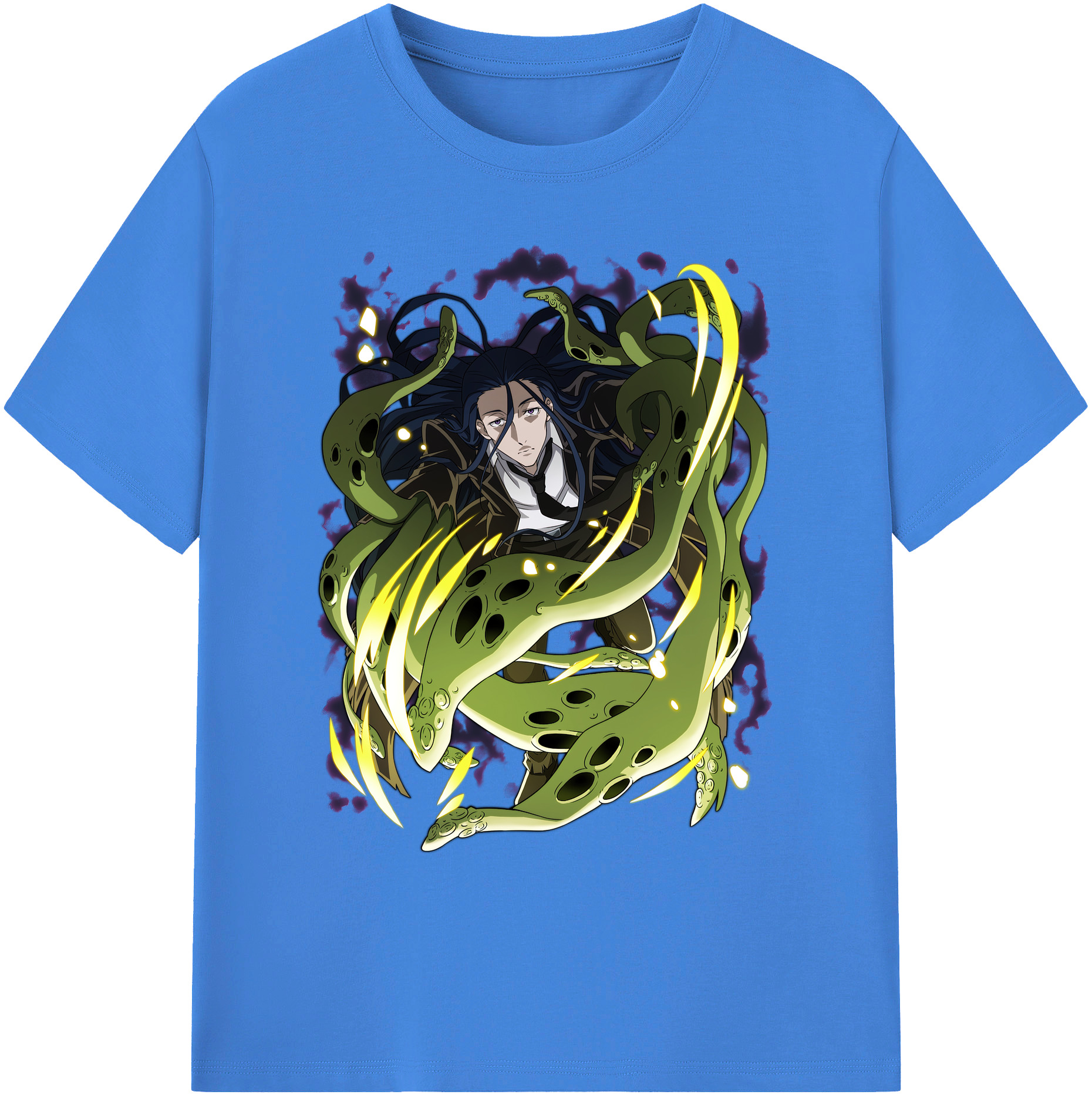 （画像用） 文豪ストレイドッグス Bungo Stray Dogs 綿100％ メンズ半袖Tシャツ｜肌触りやわらか＆通気性