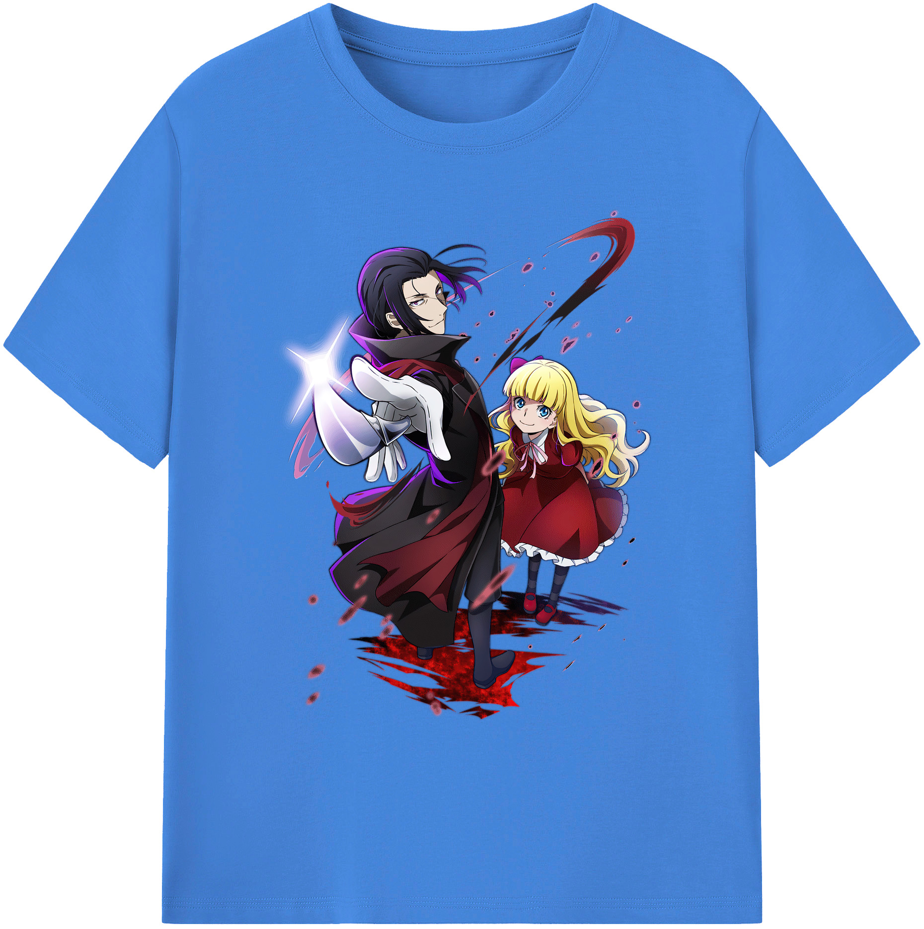 （画像用） 文豪ストレイドッグス Bungo Stray Dogs 綿100％ メンズ半袖Tシャツ｜肌触りやわらか＆通気性