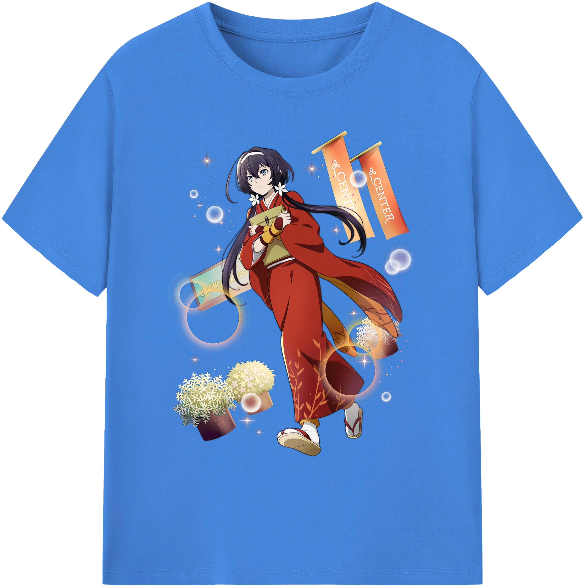 （画像用） 文豪ストレイドッグス Bungo Stray Dogs 綿100％ メンズ半袖Tシャツ｜肌触りやわらか＆通気性