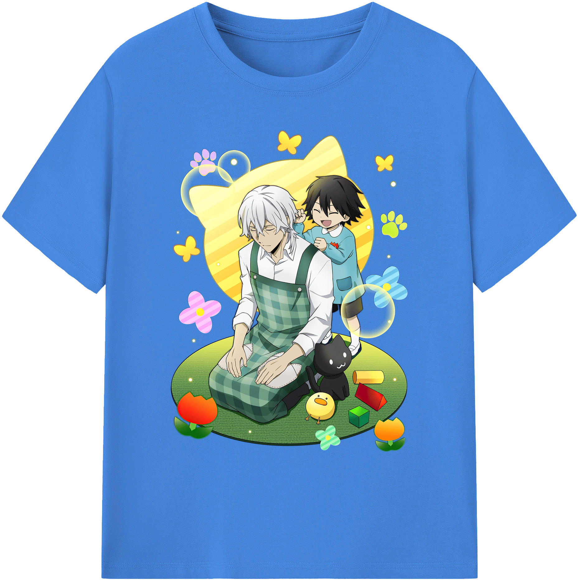 （画像用） 文豪ストレイドッグス Bungo Stray Dogs 綿100％ メンズ半袖Tシャツ｜肌触りやわらか＆通気性