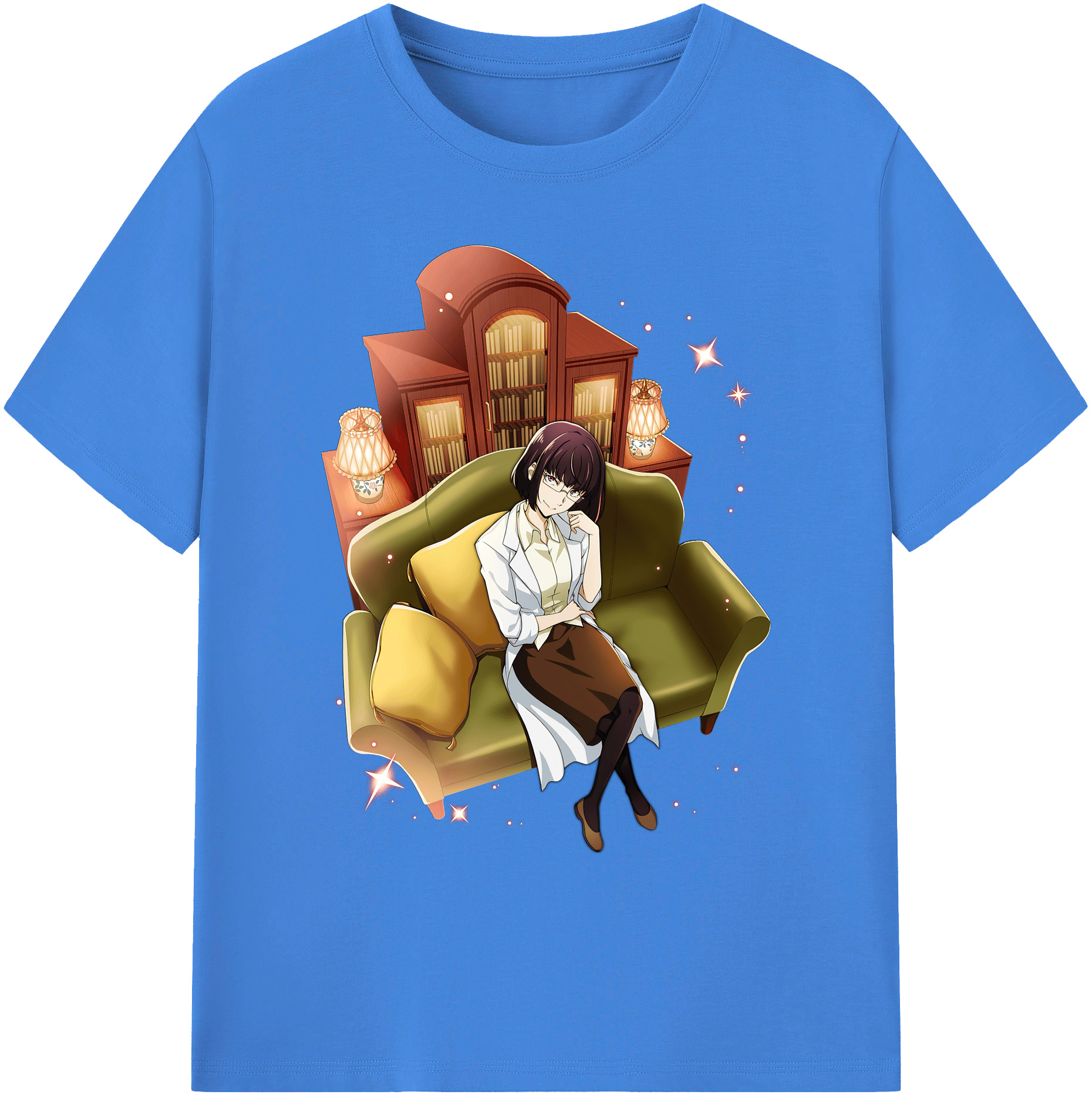 （画像用） 文豪ストレイドッグス Bungo Stray Dogs 綿100％ メンズ半袖Tシャツ｜肌触りやわらか＆通気性
