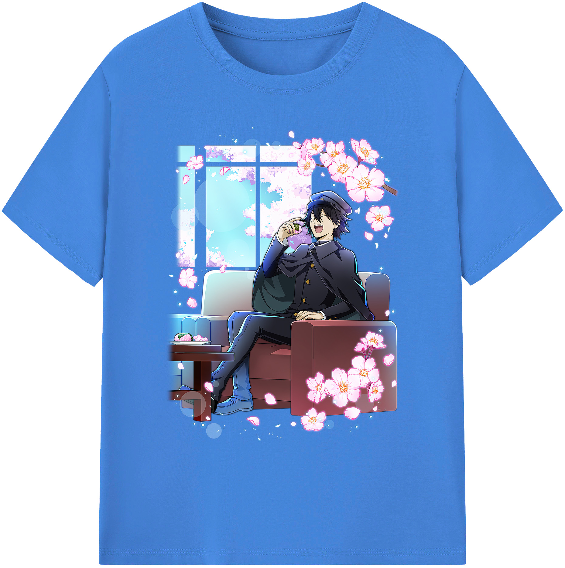 （画像用） 文豪ストレイドッグス Bungo Stray Dogs 綿100％ メンズ半袖Tシャツ｜肌触りやわらか＆通気性