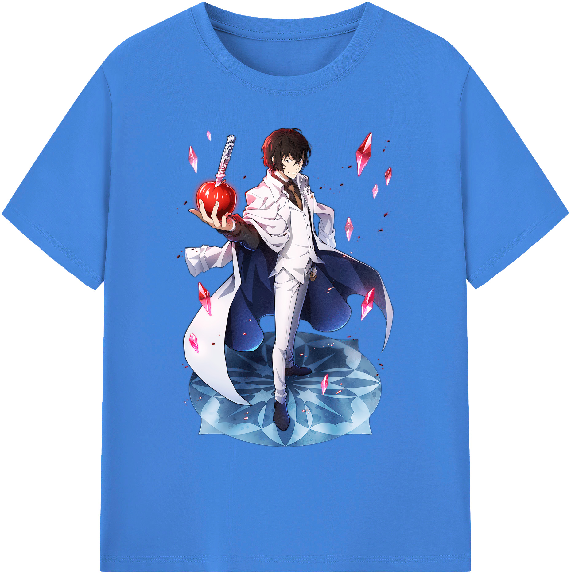 （画像用） 文豪ストレイドッグス Bungo Stray Dogs 綿100％ メンズ半袖Tシャツ｜肌触りやわらか＆通気性