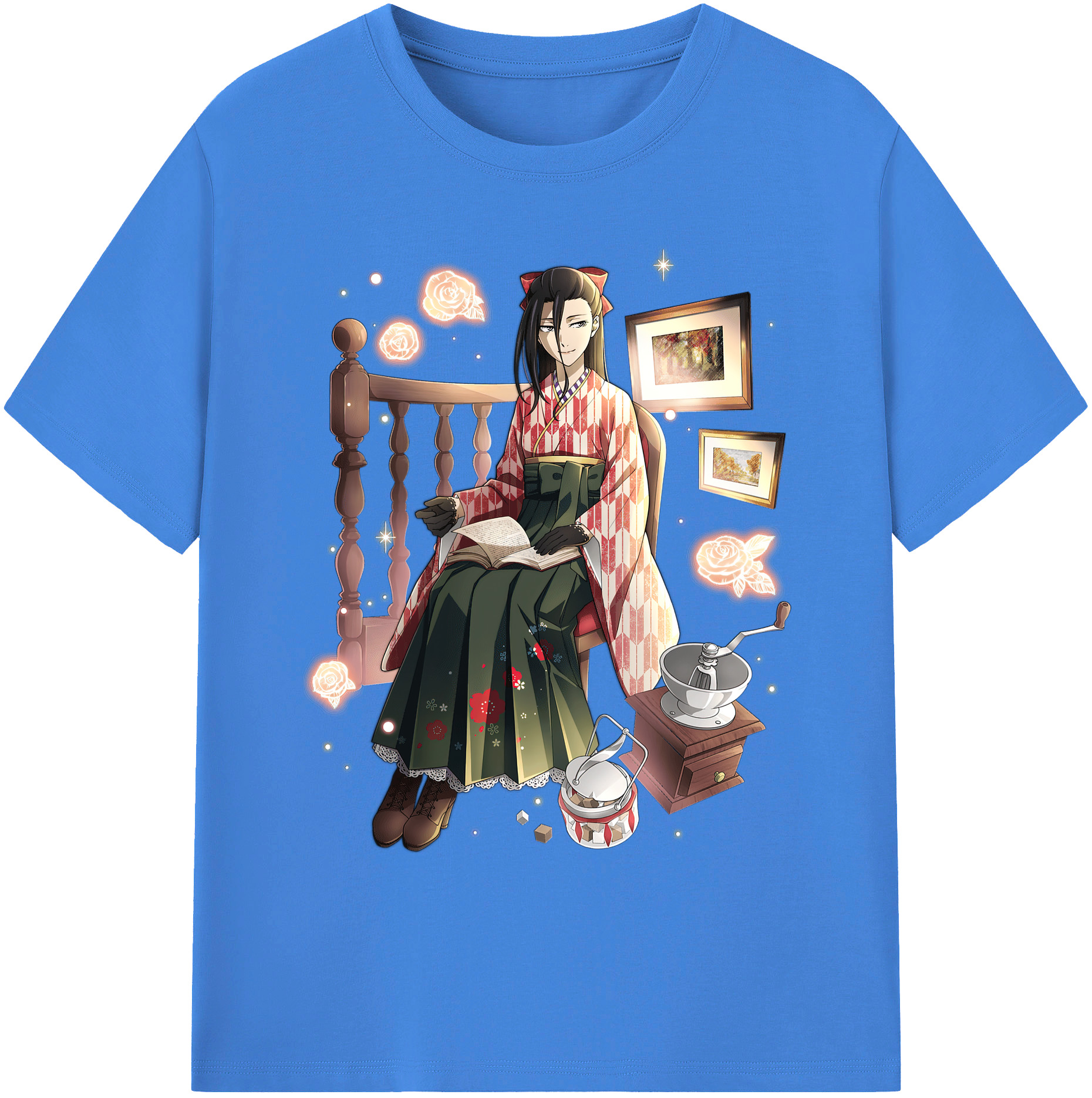 （画像用） 文豪ストレイドッグス Bungo Stray Dogs 綿100％ メンズ半袖Tシャツ｜肌触りやわらか＆通気性