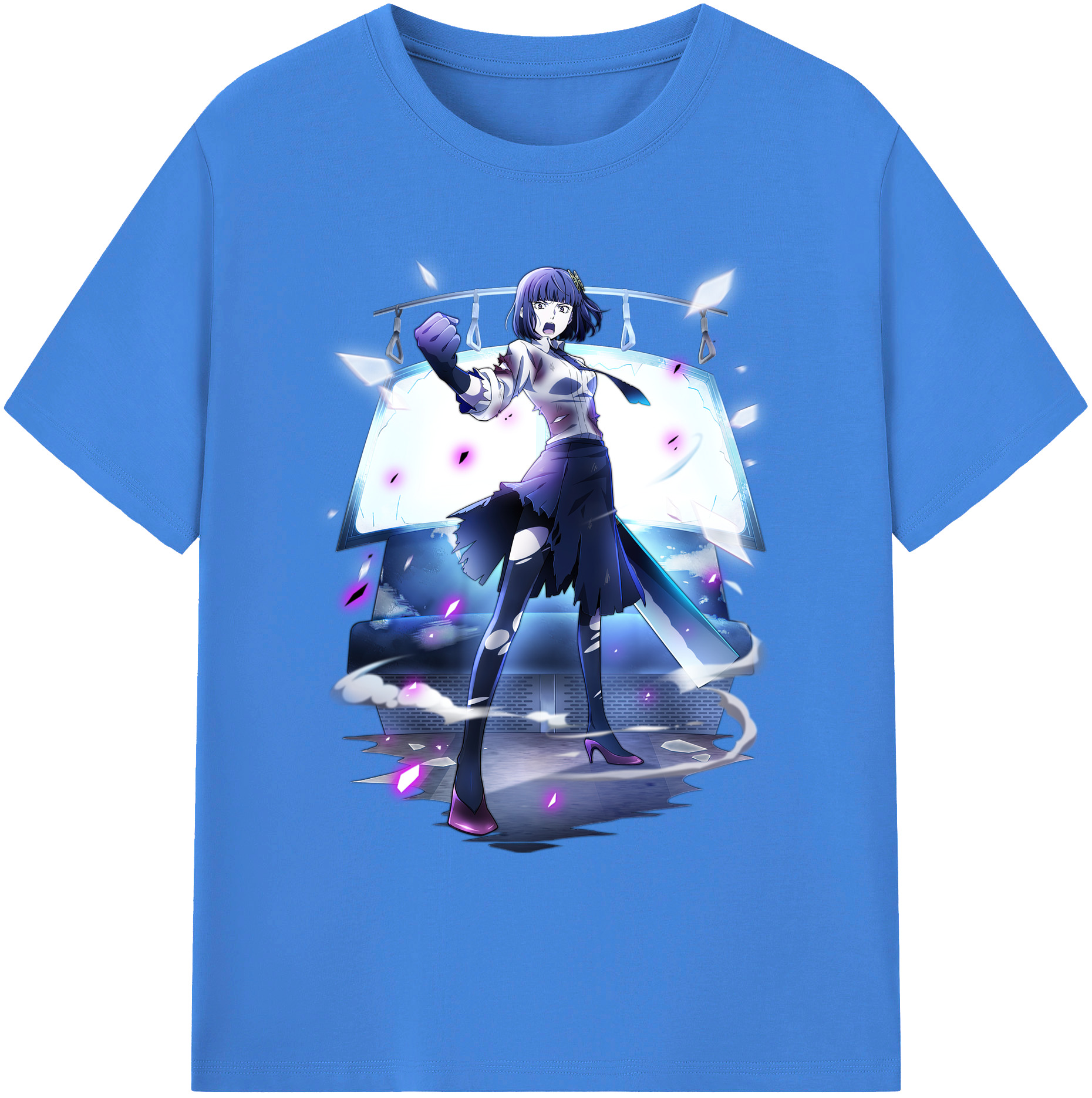 （画像用） 文豪ストレイドッグス Bungo Stray Dogs 綿100％ メンズ半袖Tシャツ｜肌触りやわらか＆通気性