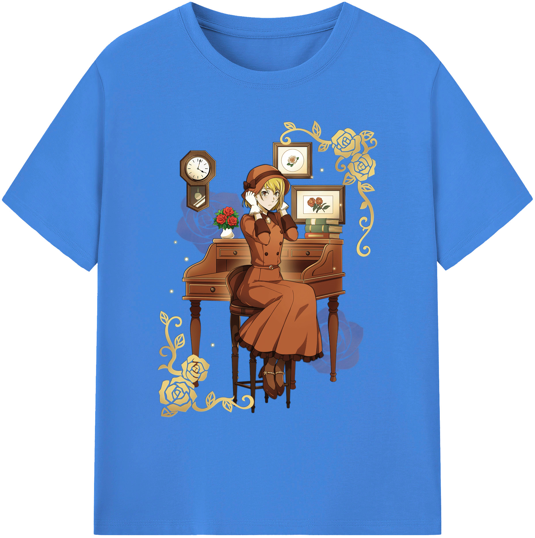 （画像用） 文豪ストレイドッグス Bungo Stray Dogs 綿100％ メンズ半袖Tシャツ｜肌触りやわらか＆通気性