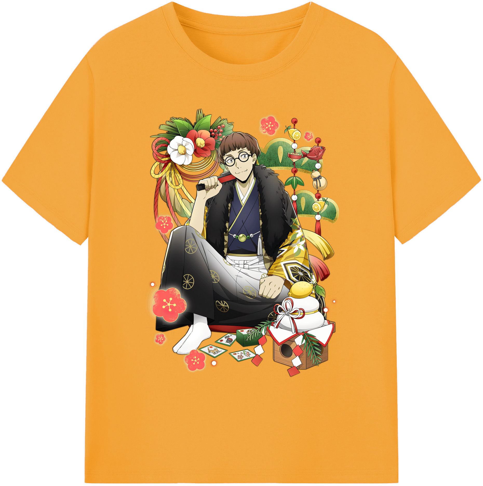 （画像用） 文豪ストレイドッグス Bungo Stray Dogs 綿100％ メンズ半袖Tシャツ｜肌触りやわらか＆通気性