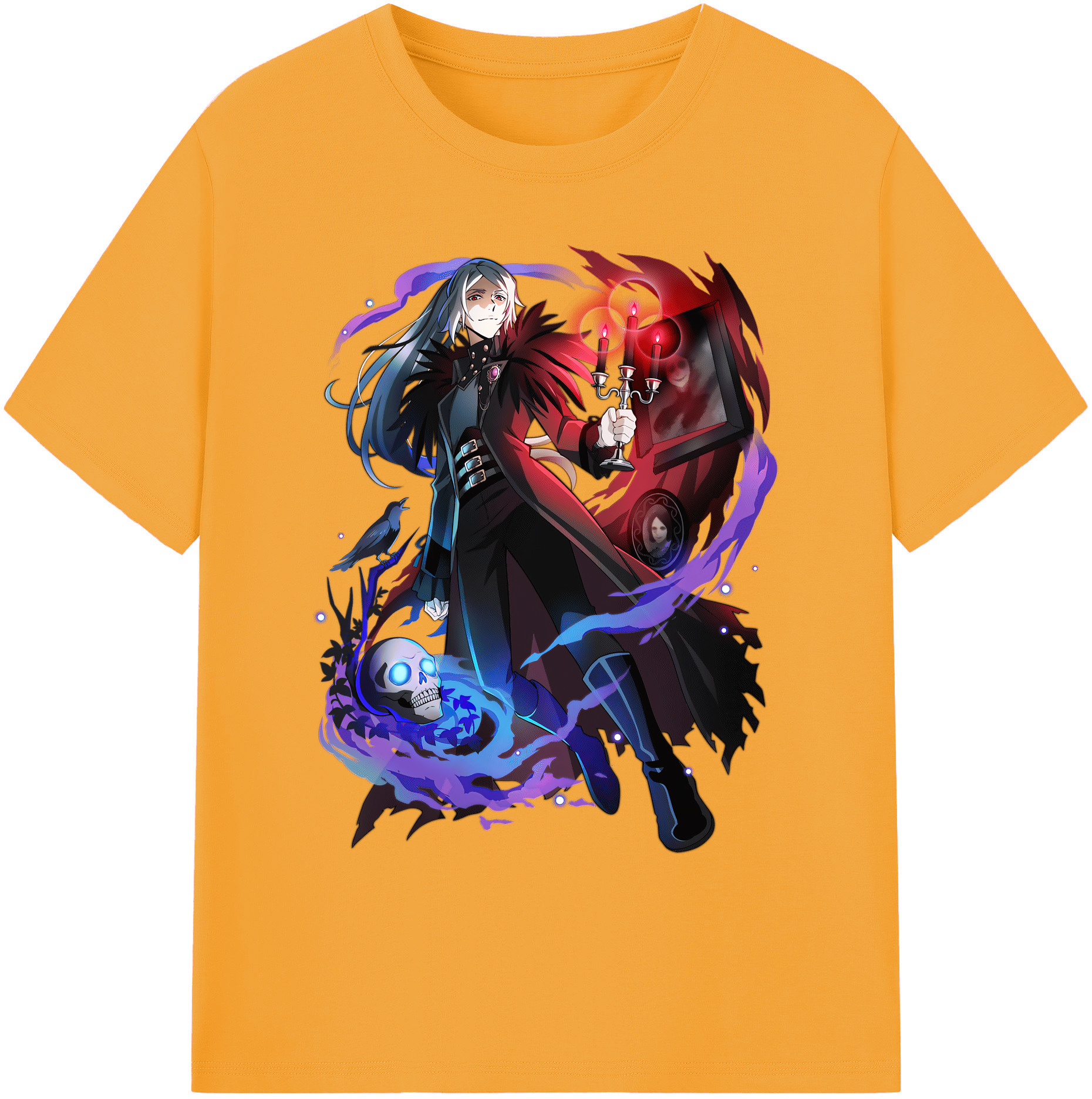 （画像用） 文豪ストレイドッグス Bungo Stray Dogs 綿100％ メンズ半袖Tシャツ｜肌触りやわらか＆通気性