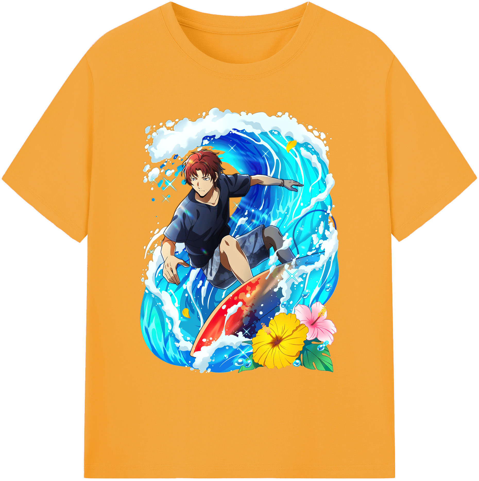 （画像用） 文豪ストレイドッグス Bungo Stray Dogs 綿100％ メンズ半袖Tシャツ｜肌触りやわらか＆通気性
