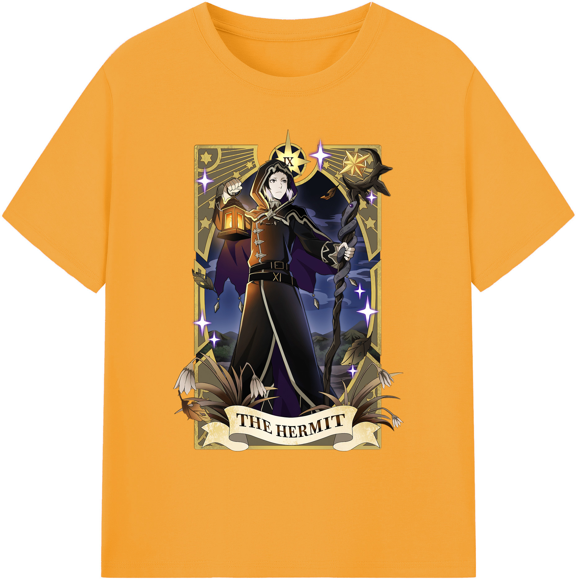 （画像用） 文豪ストレイドッグス Bungo Stray Dogs 綿100％ メンズ半袖Tシャツ｜肌触りやわらか＆通気性
