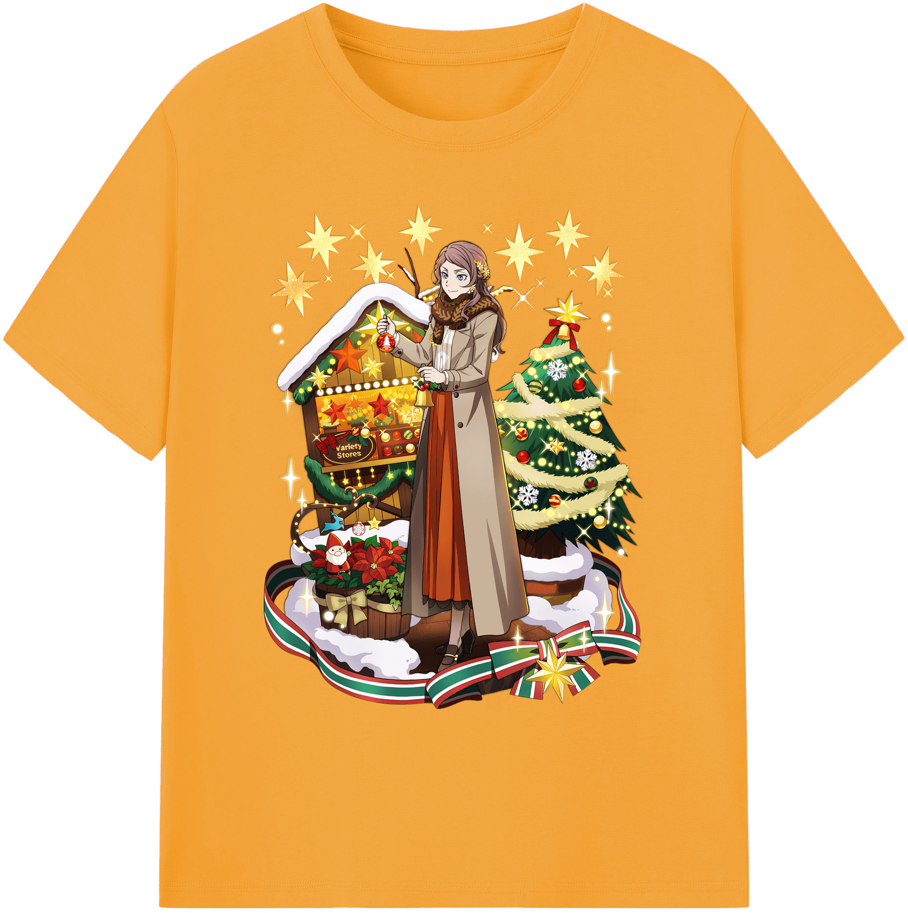 （画像用） 文豪ストレイドッグス Bungo Stray Dogs 綿100％ メンズ半袖Tシャツ｜肌触りやわらか＆通気性