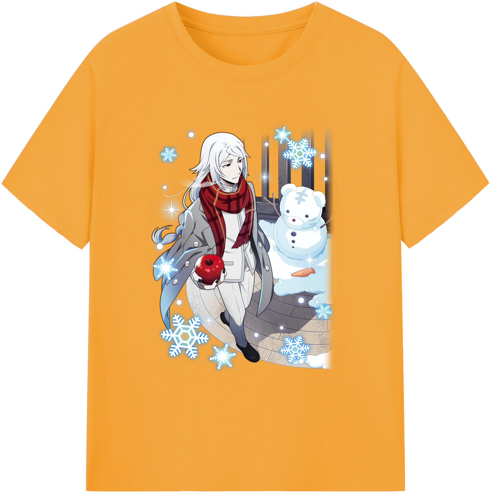 （画像用） 文豪ストレイドッグス Bungo Stray Dogs 綿100％ メンズ半袖Tシャツ｜肌触りやわらか＆通気性