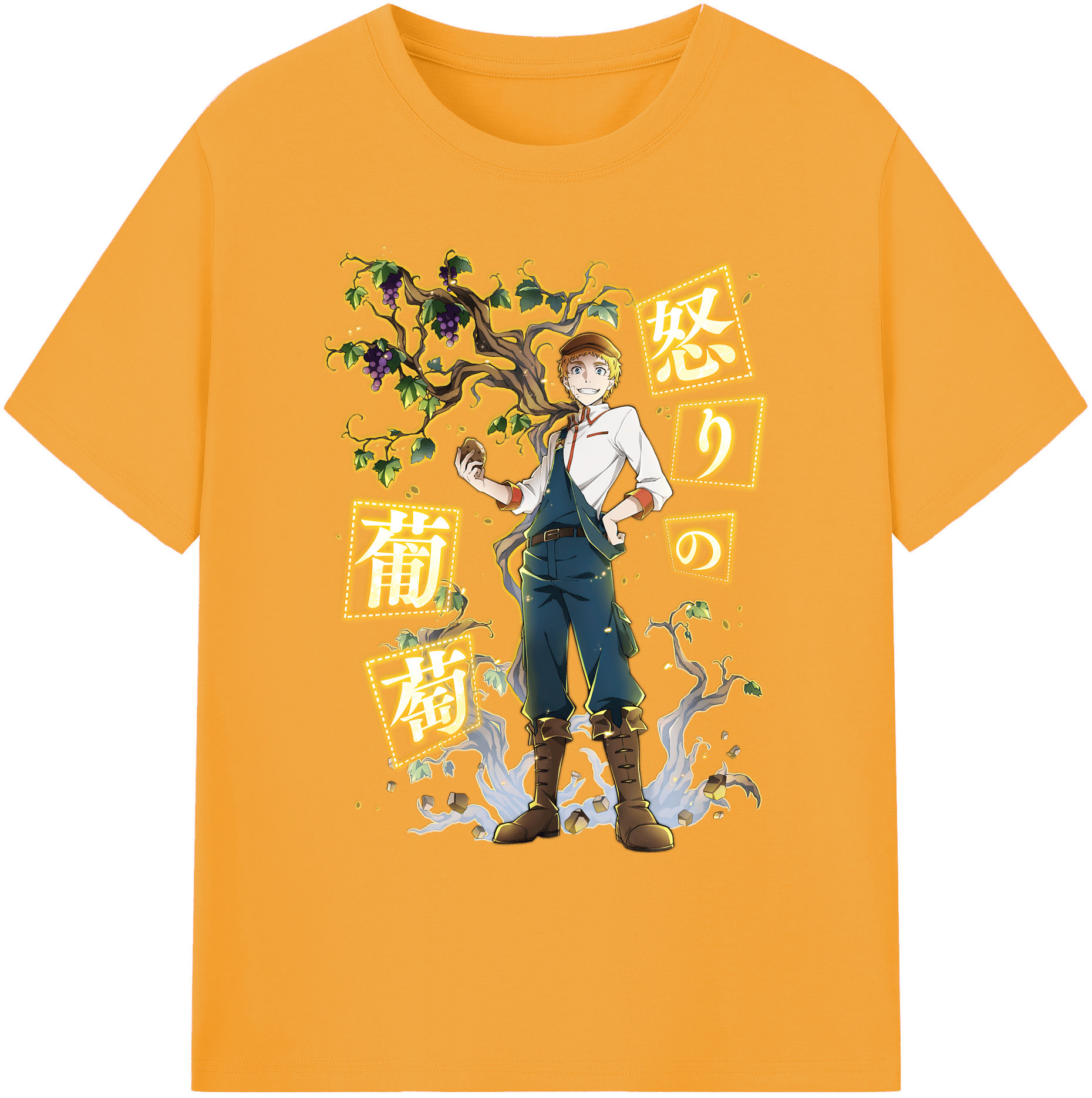 （画像用） 文豪ストレイドッグス Bungo Stray Dogs 綿100％ メンズ半袖Tシャツ｜肌触りやわらか＆通気性
