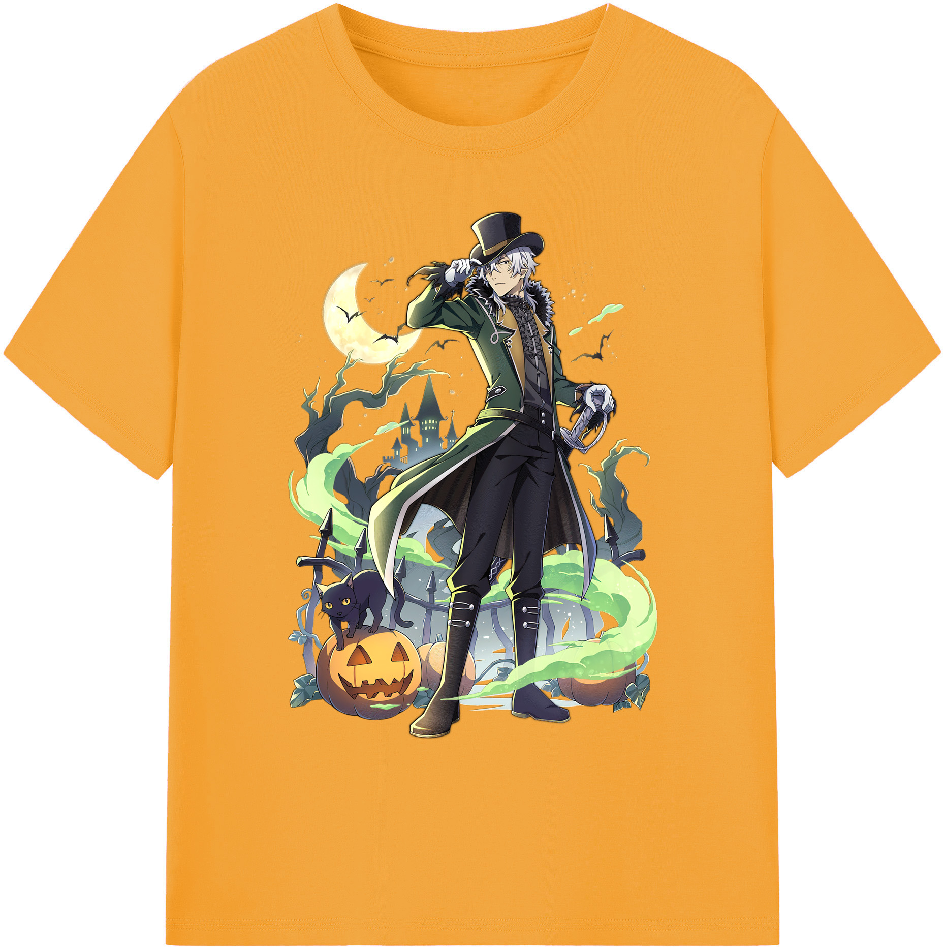 （画像用） 文豪ストレイドッグス Bungo Stray Dogs 綿100％ メンズ半袖Tシャツ｜肌触りやわらか＆通気性