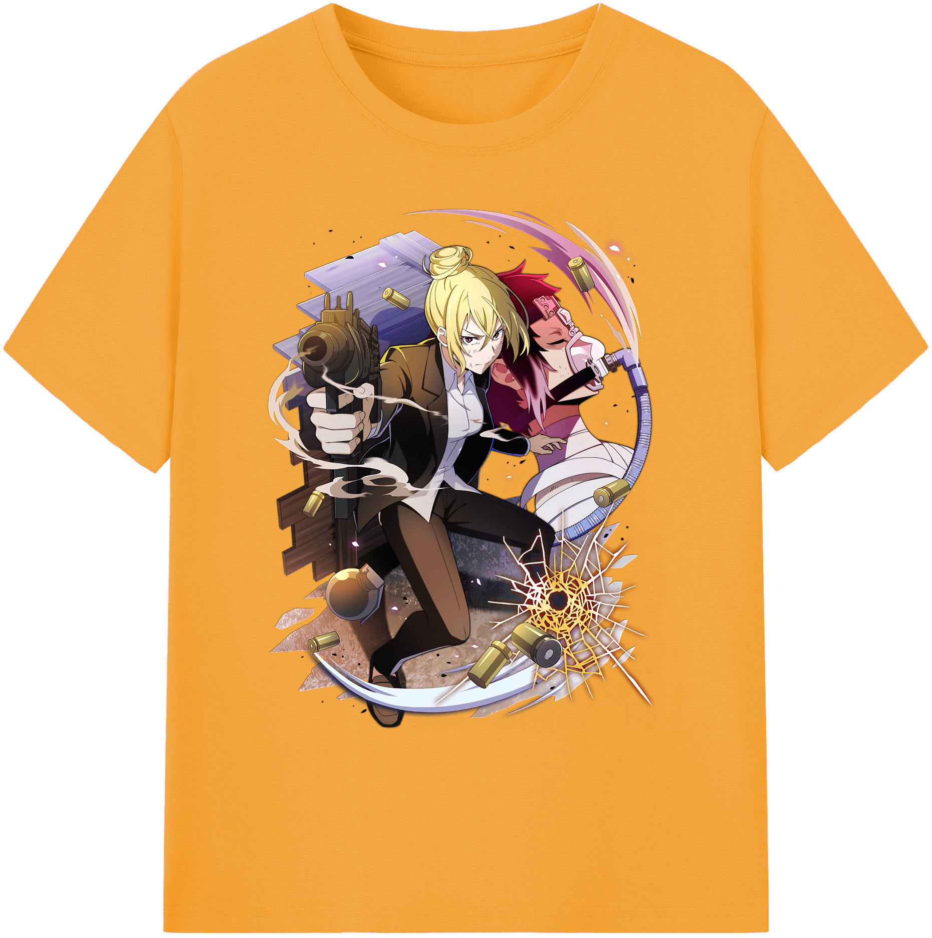 （画像用） 文豪ストレイドッグス Bungo Stray Dogs 綿100％ メンズ半袖Tシャツ｜肌触りやわらか＆通気性