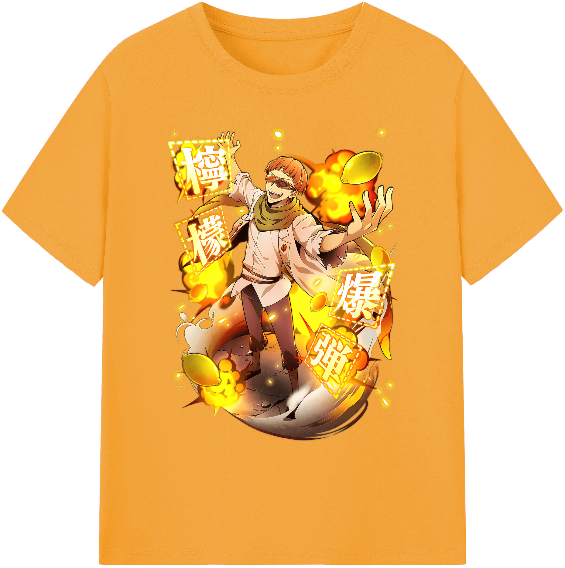 （画像用） 文豪ストレイドッグス Bungo Stray Dogs 綿100％ メンズ半袖Tシャツ｜肌触りやわらか＆通気性