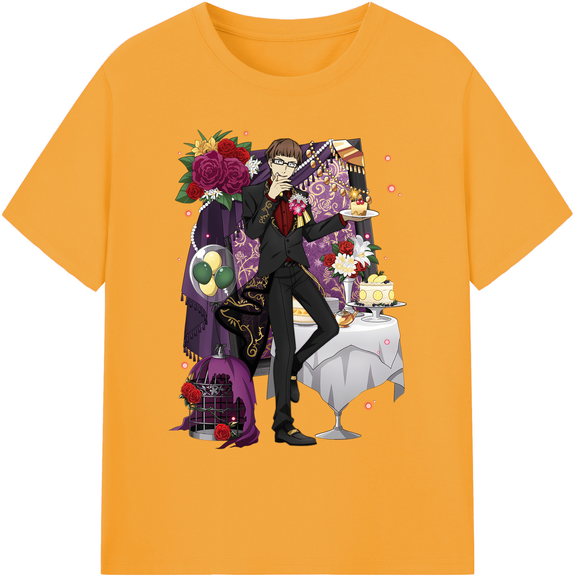 （画像用） 文豪ストレイドッグス Bungo Stray Dogs 綿100％ メンズ半袖Tシャツ｜肌触りやわらか＆通気性