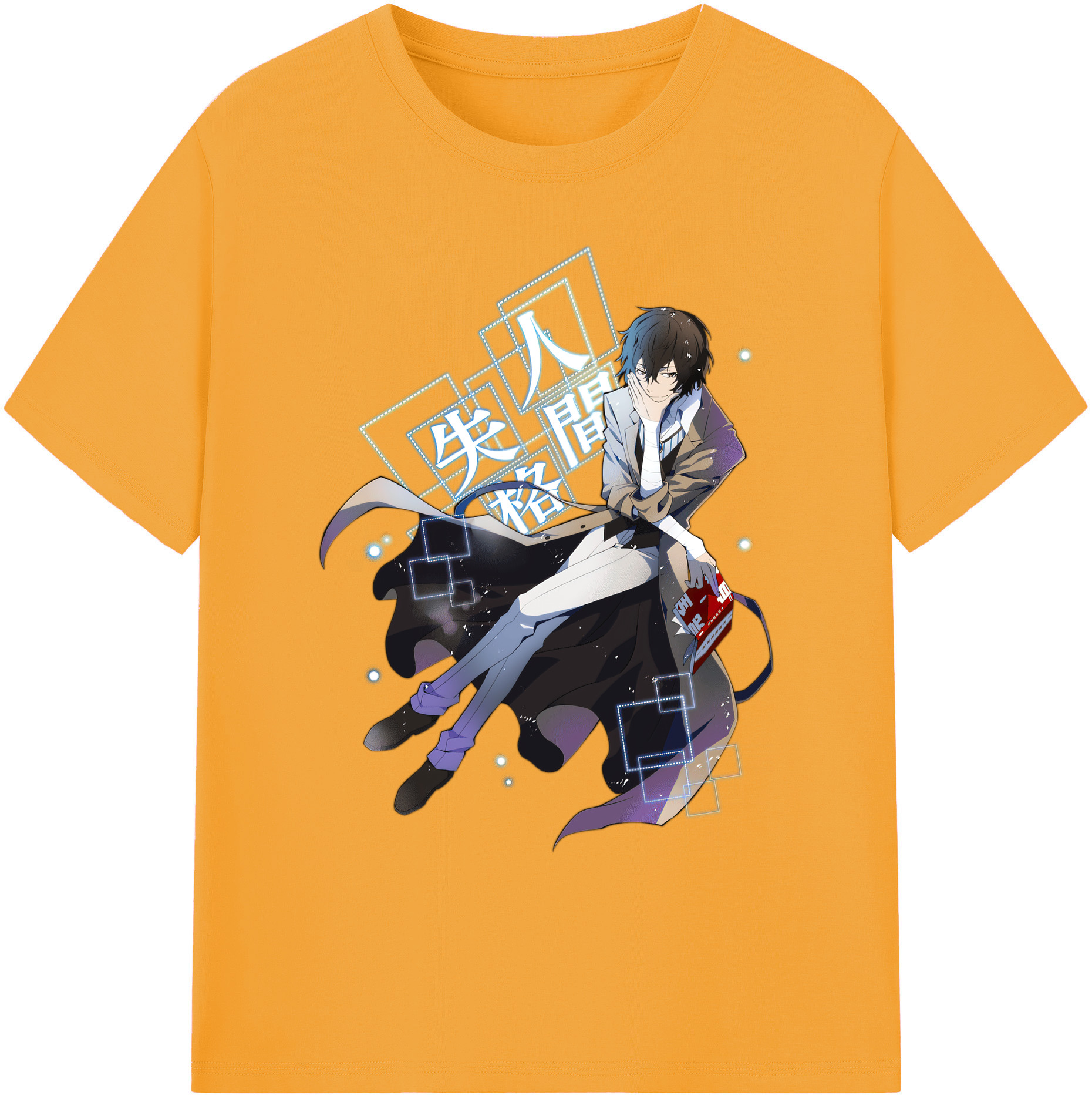 （画像用） 文豪ストレイドッグス Bungo Stray Dogs 綿100％ メンズ半袖Tシャツ｜肌触りやわらか＆通気性