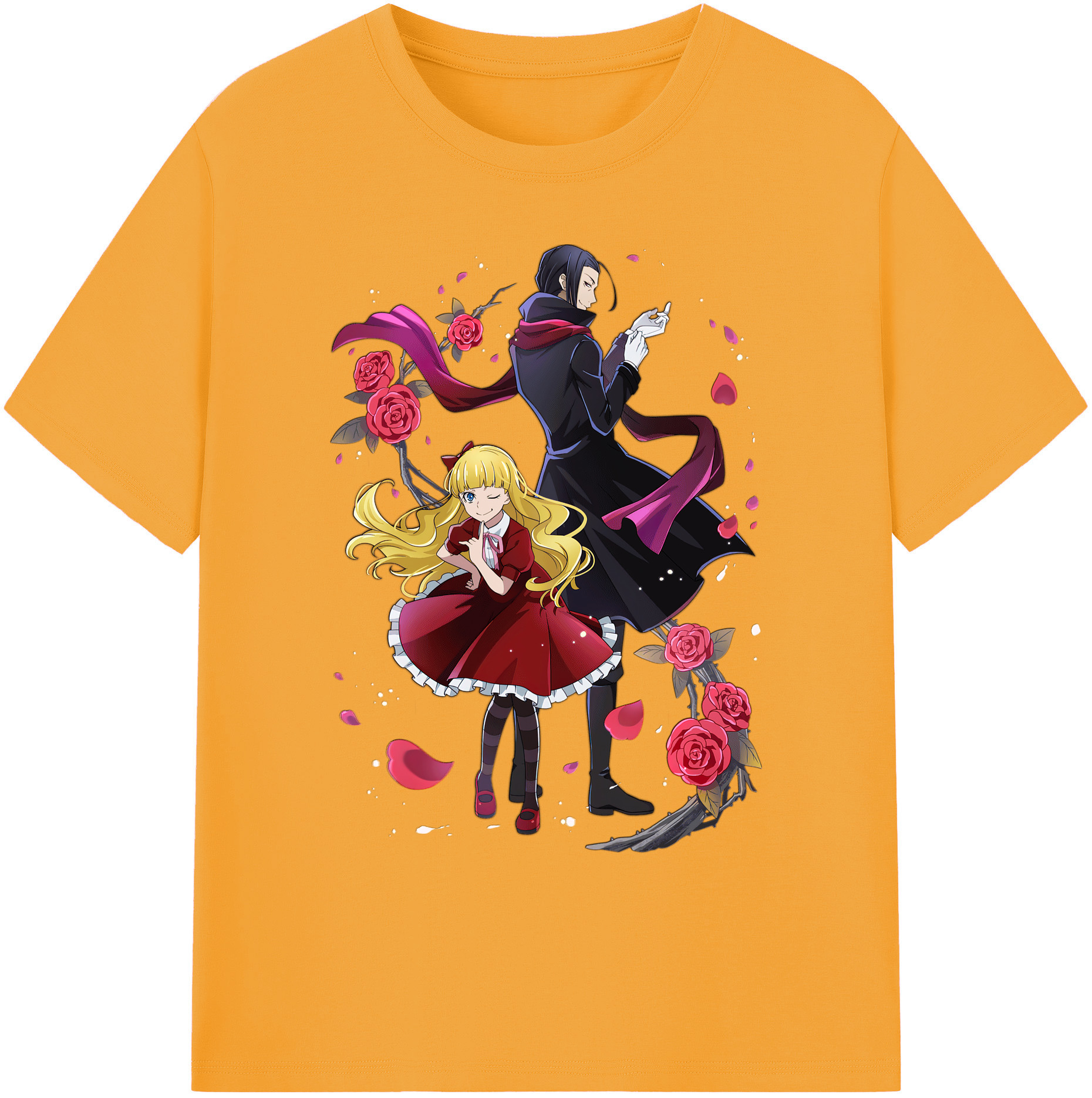 （画像用） 文豪ストレイドッグス Bungo Stray Dogs 綿100％ メンズ半袖Tシャツ｜肌触りやわらか＆通気性