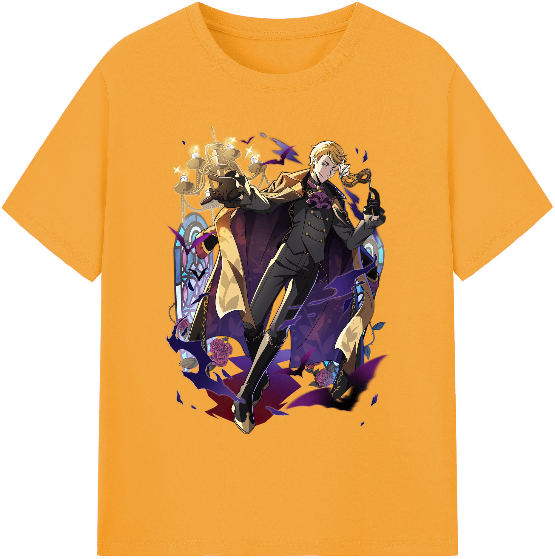 （画像用） 文豪ストレイドッグス Bungo Stray Dogs 綿100％ メンズ半袖Tシャツ｜肌触りやわらか＆通気性