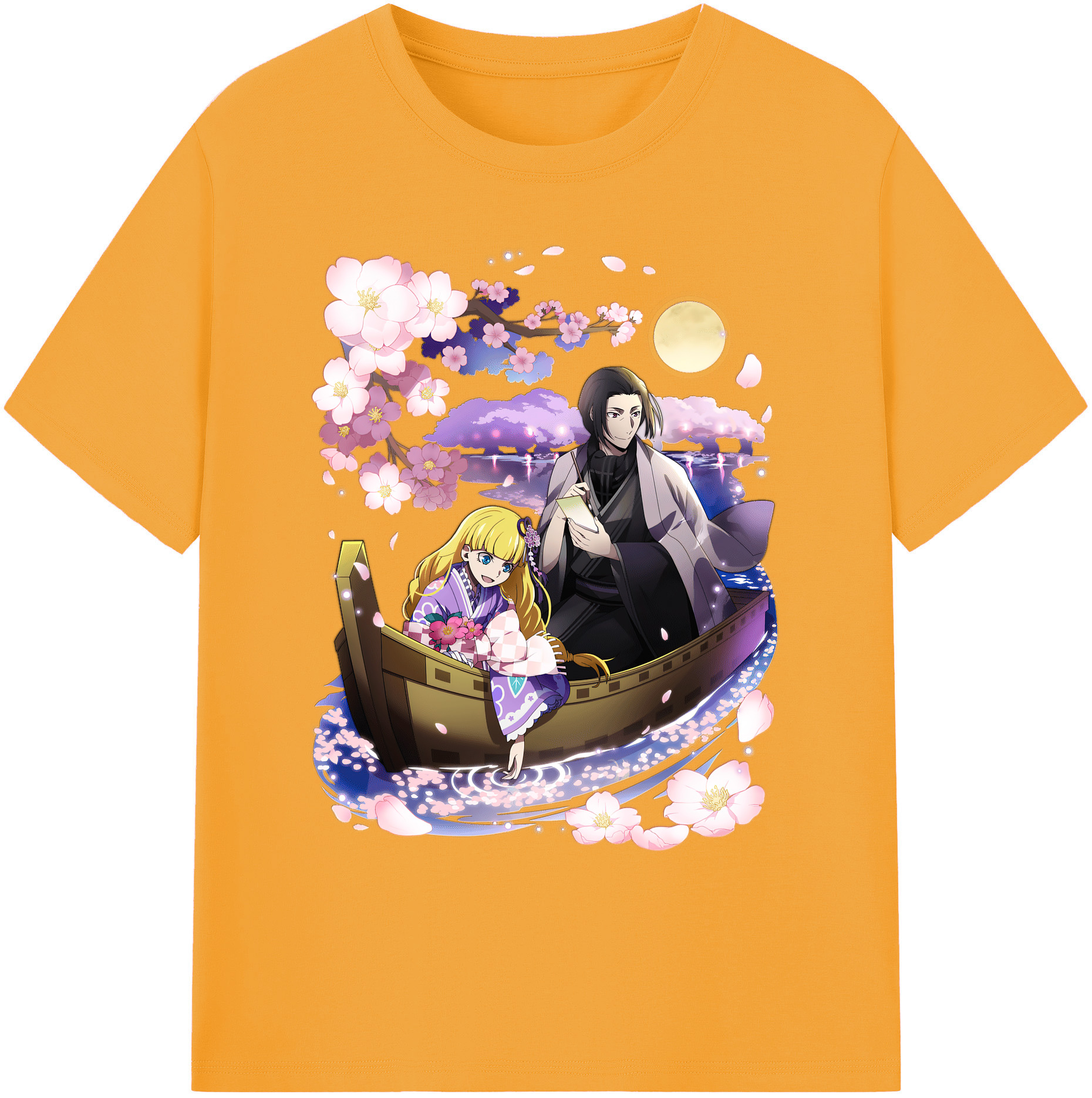 （画像用） 文豪ストレイドッグス Bungo Stray Dogs 綿100％ メンズ半袖Tシャツ｜肌触りやわらか＆通気性