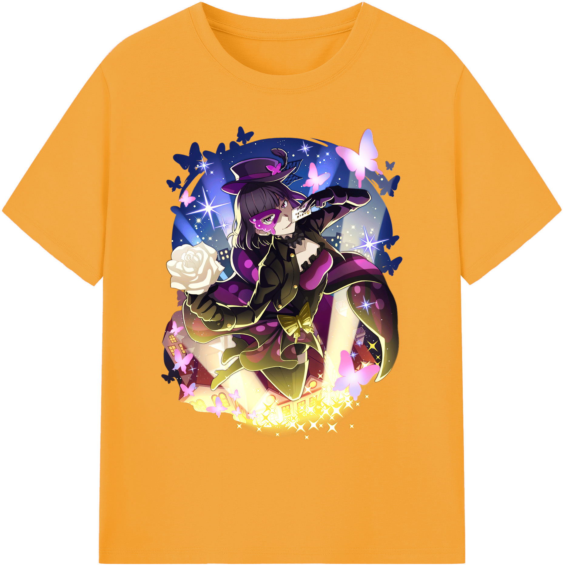 （画像用） 文豪ストレイドッグス Bungo Stray Dogs 綿100％ メンズ半袖Tシャツ｜肌触りやわらか＆通気性