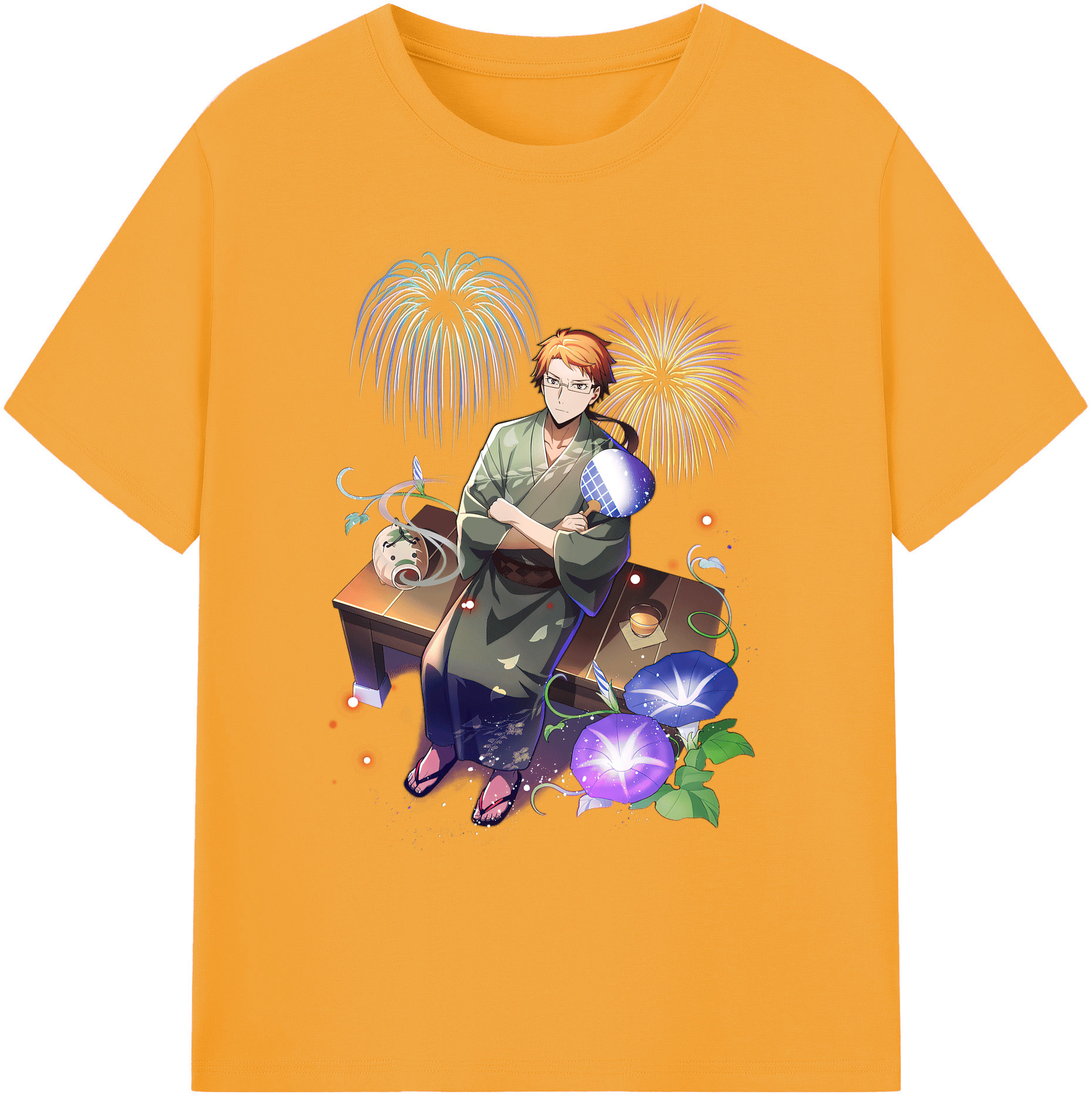 （画像用） 文豪ストレイドッグス Bungo Stray Dogs 綿100％ メンズ半袖Tシャツ｜肌触りやわらか＆通気性