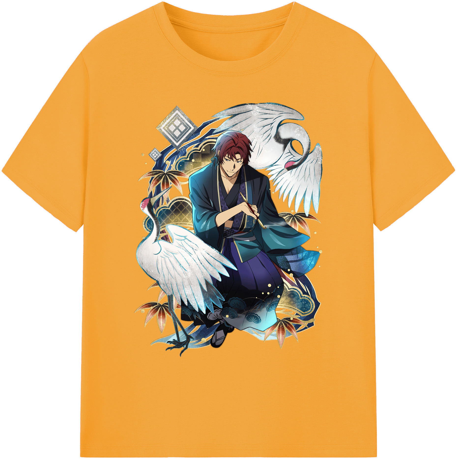 文豪ストレイドッグス Bungo Stray Dogs 綿100％ メンズ半袖Tシャツ｜肌触りやわらか＆通気性