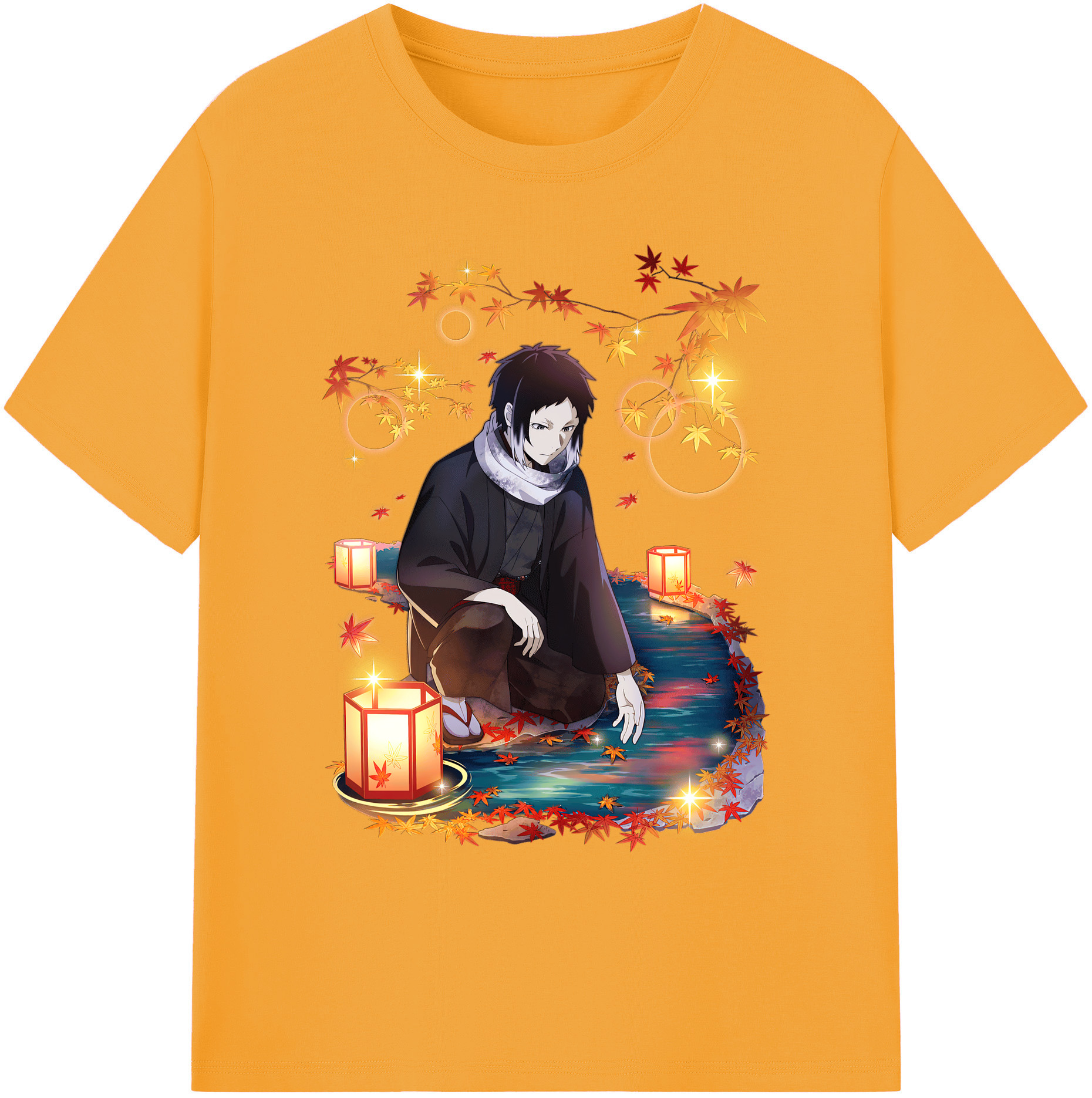 （画像用） 文豪ストレイドッグス Bungo Stray Dogs 綿100％ メンズ半袖Tシャツ｜肌触りやわらか＆通気性