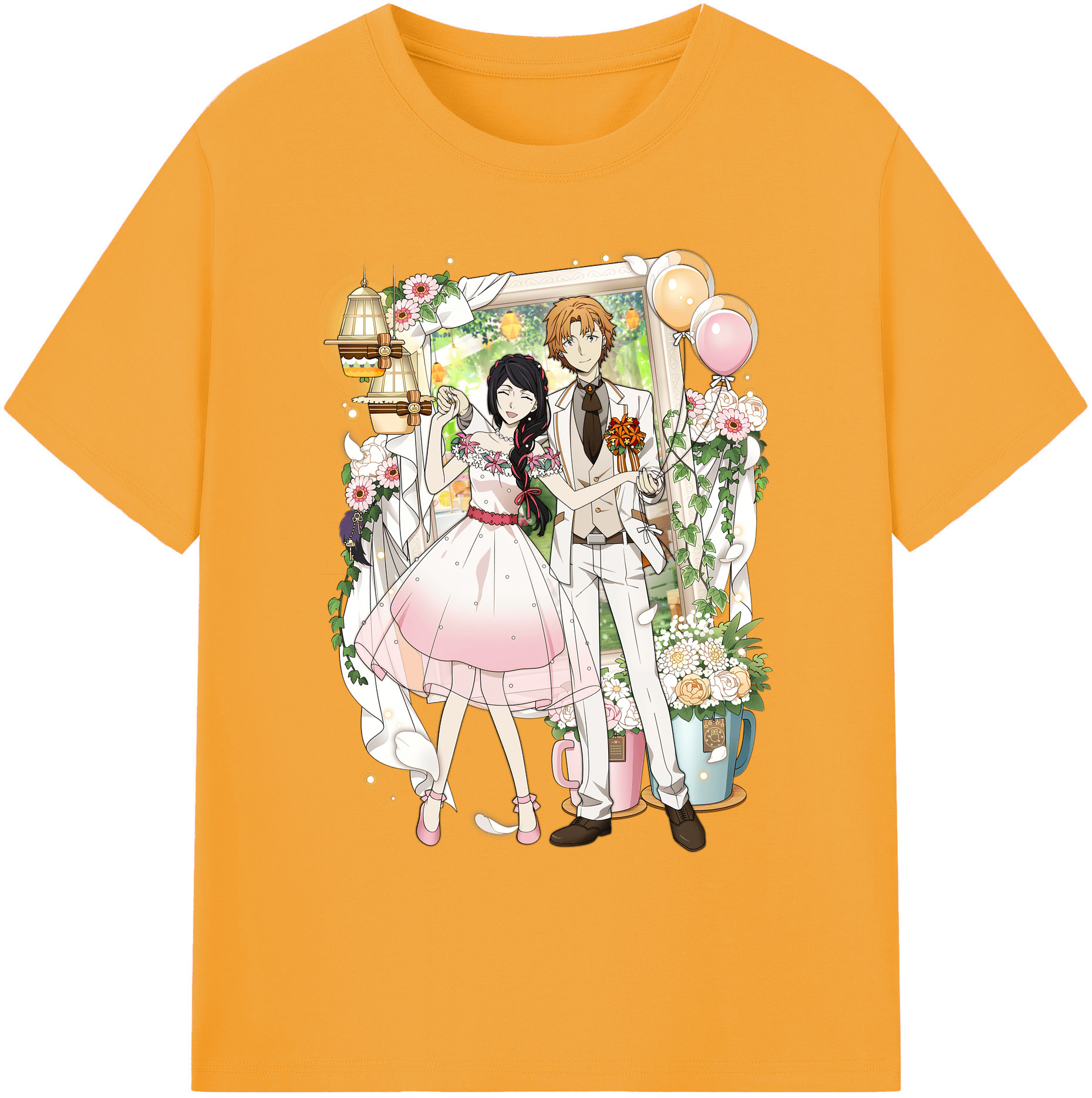 （画像用） 文豪ストレイドッグス Bungo Stray Dogs 綿100％ メンズ半袖Tシャツ｜肌触りやわらか＆通気性