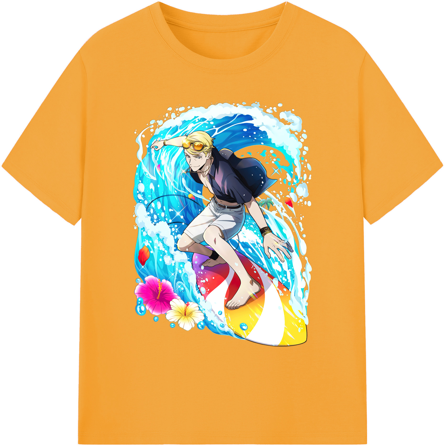 （画像用） 文豪ストレイドッグス Bungo Stray Dogs 綿100％ メンズ半袖Tシャツ｜肌触りやわらか＆通気性