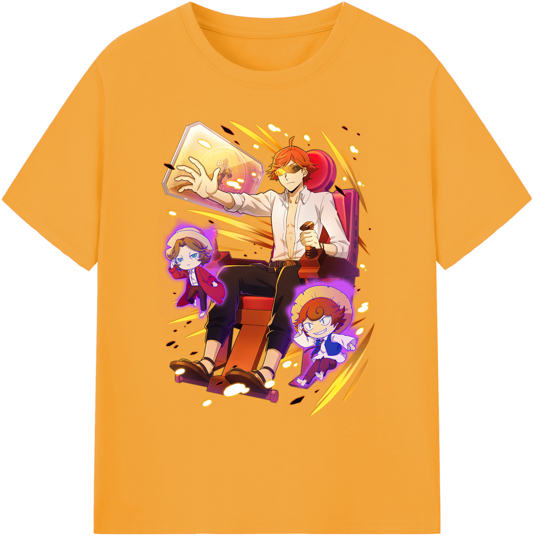 （画像用） 文豪ストレイドッグス Bungo Stray Dogs 綿100％ メンズ半袖Tシャツ｜肌触りやわらか＆通気性